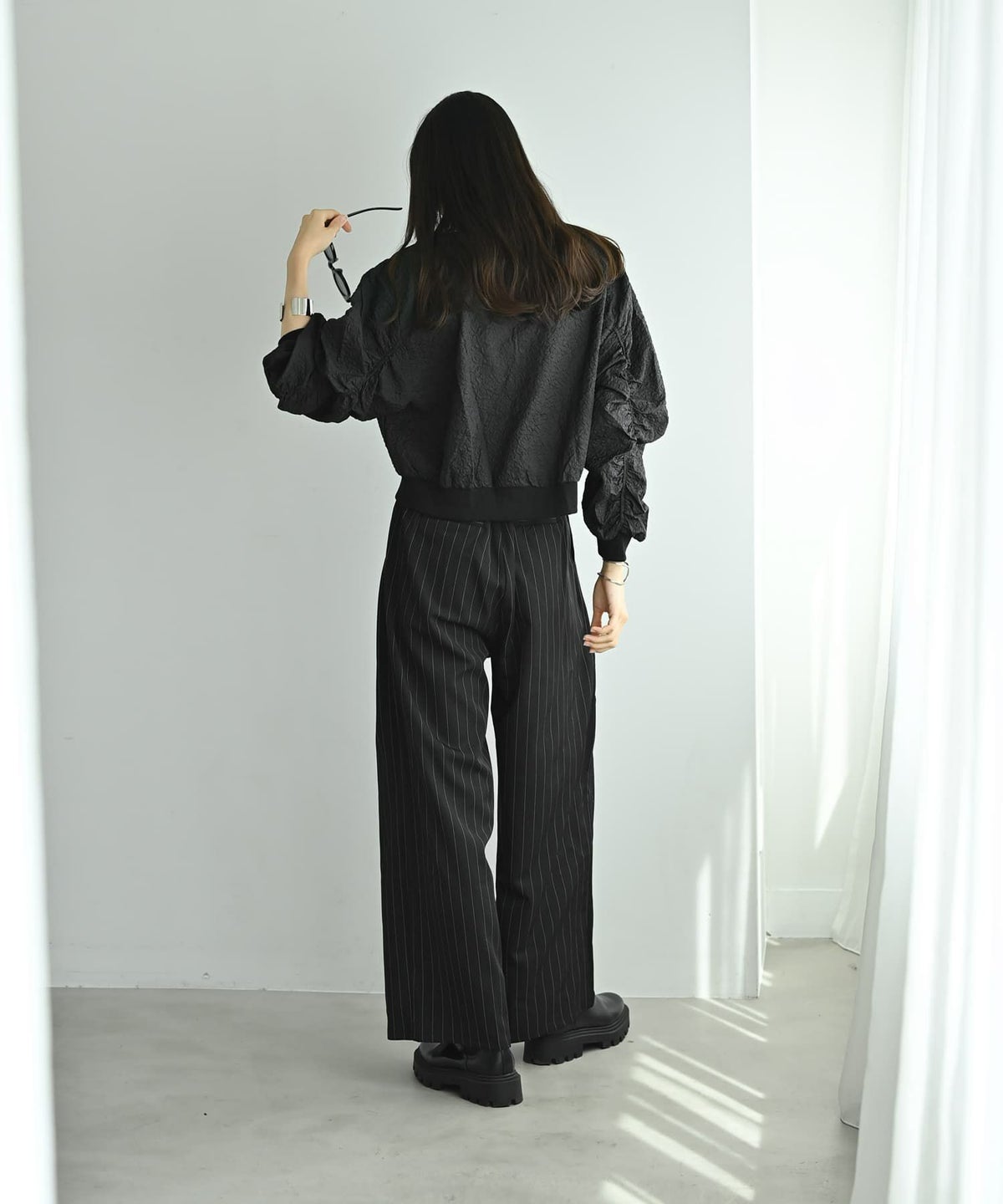 着用イメージ 169cm ブラック