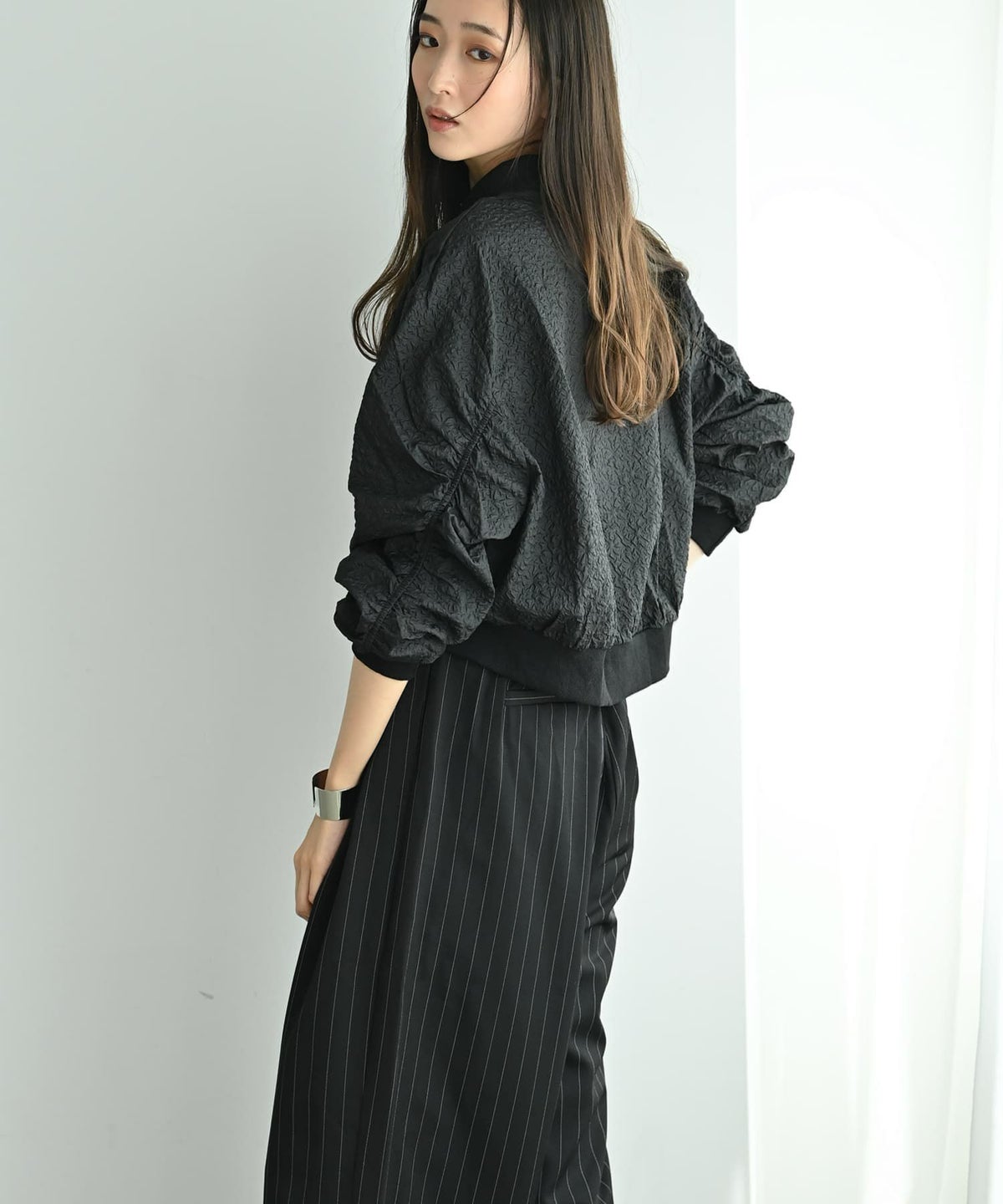 着用イメージ 169cm ブラック