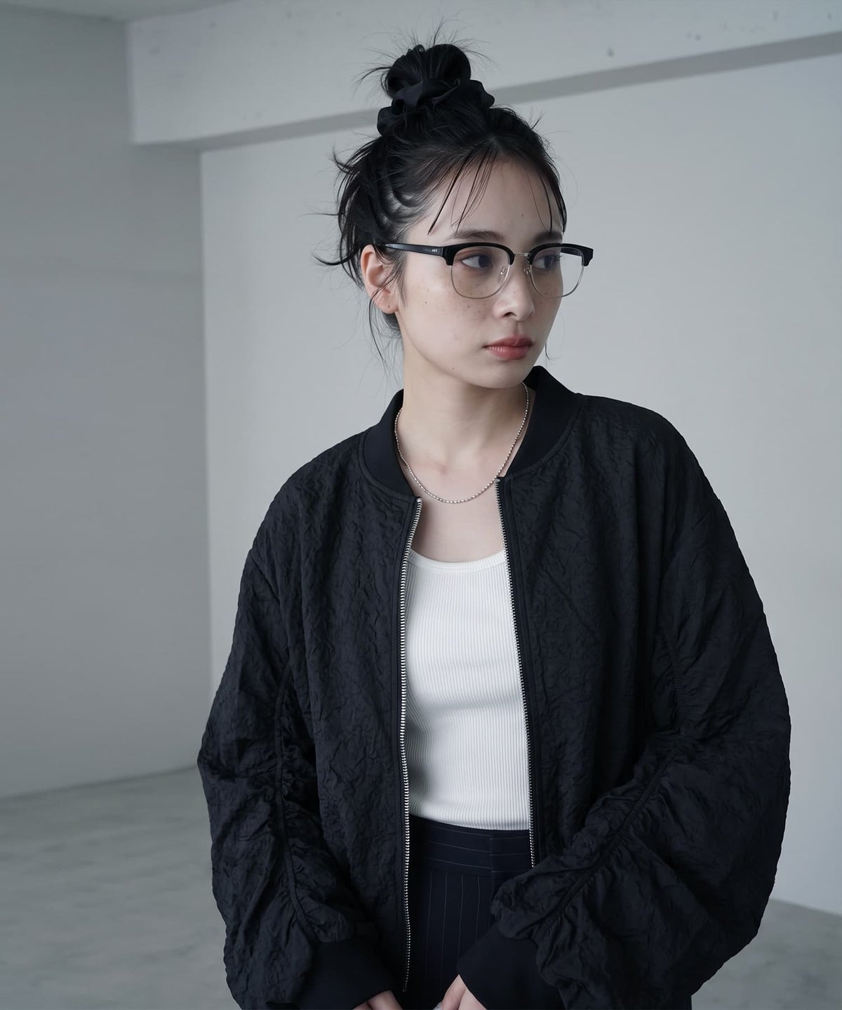 着用イメージ 170cm ブラック