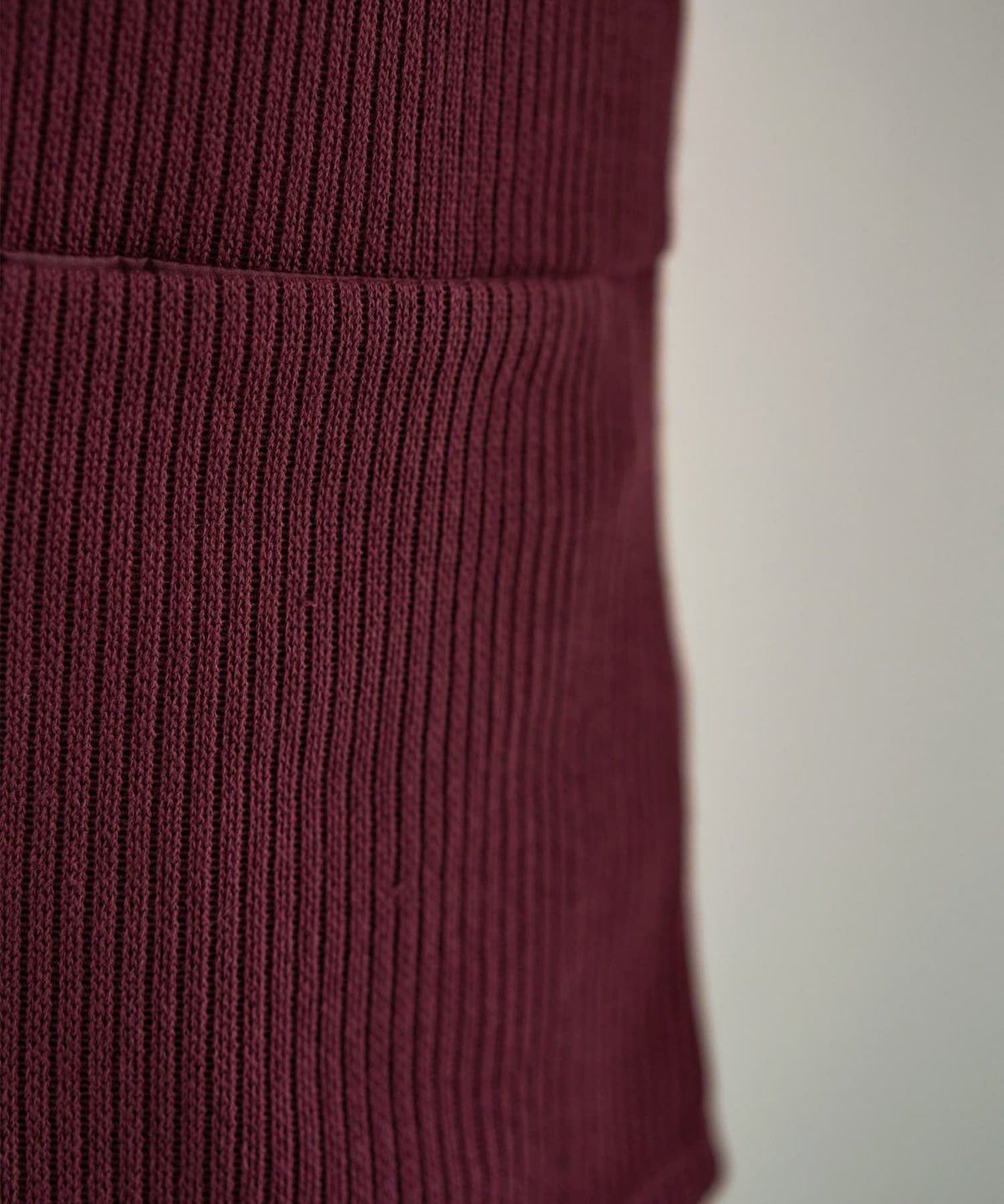 着用イメージ 166cm バーガンディー