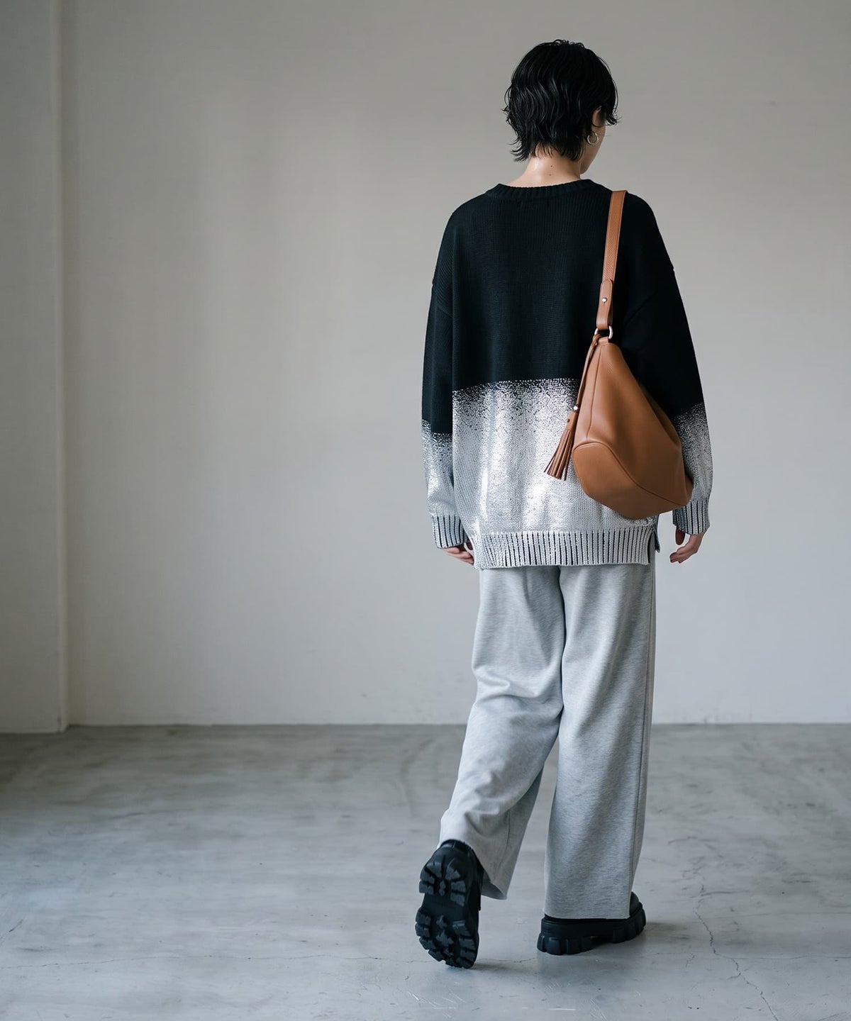 着用イメージ 170cm  ブラック