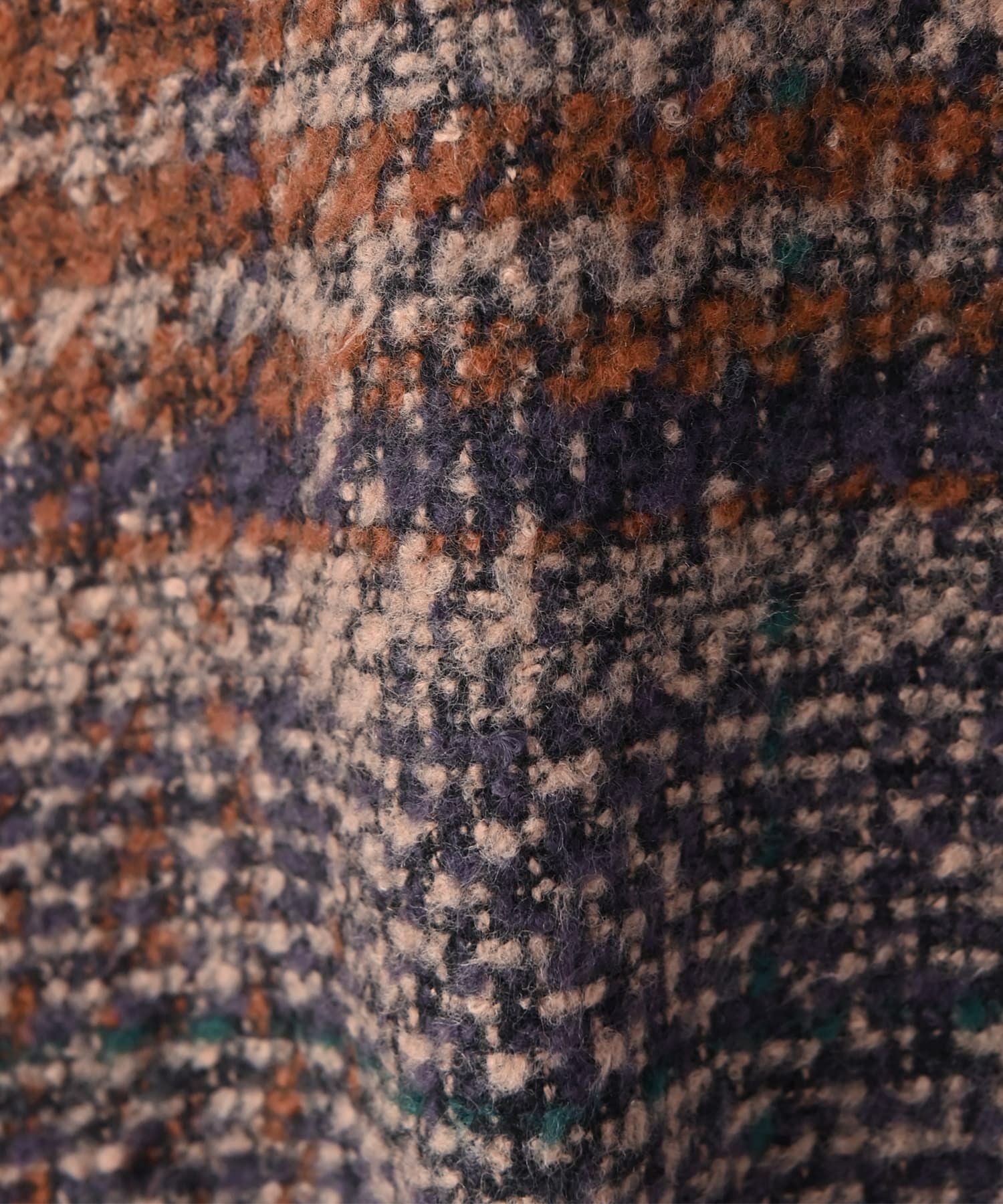 BLK001】ビックチェック柄ショートコート | おしゃれな大人レディース