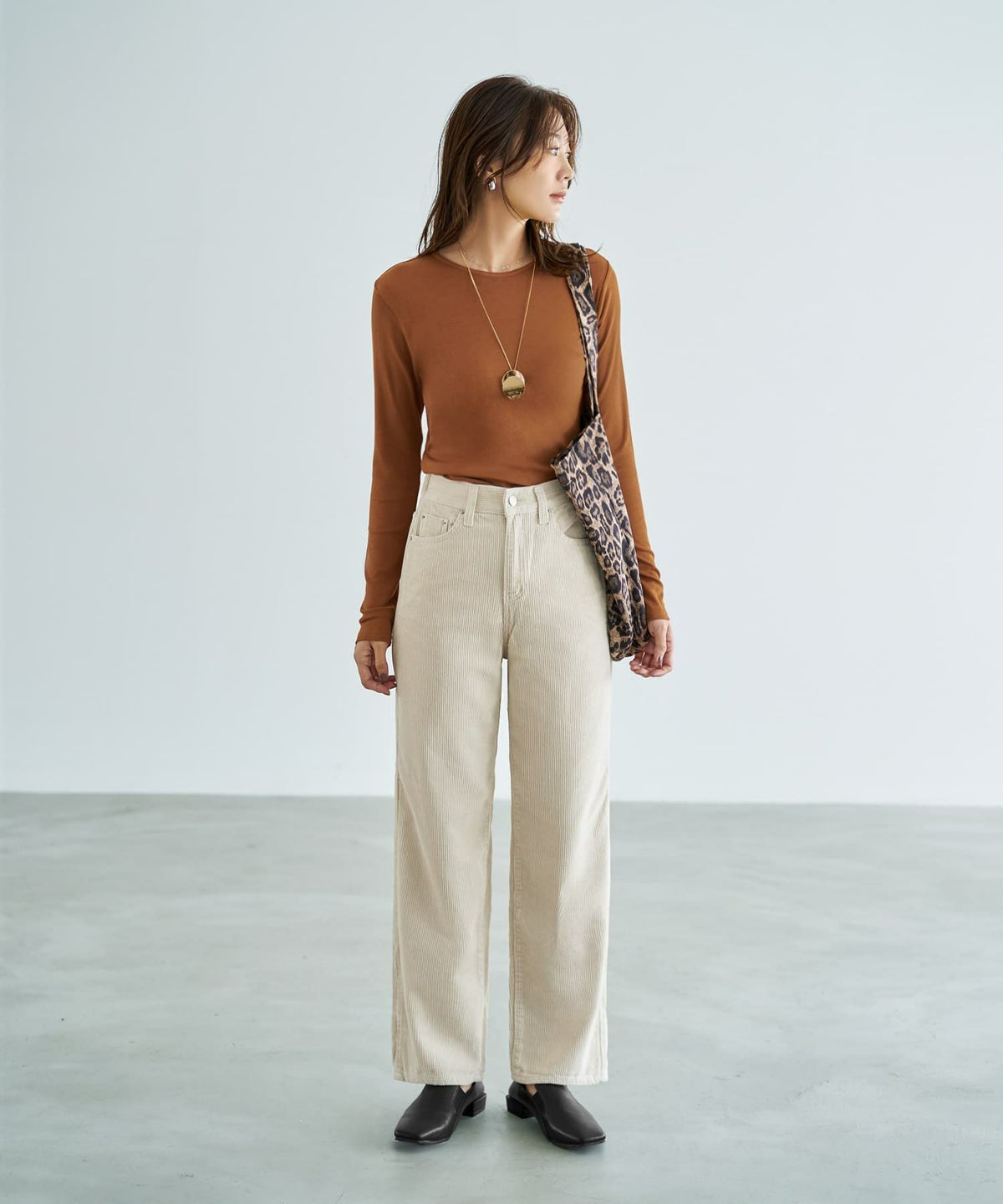 着用イメージ 166cm エクリュ Sサイズ