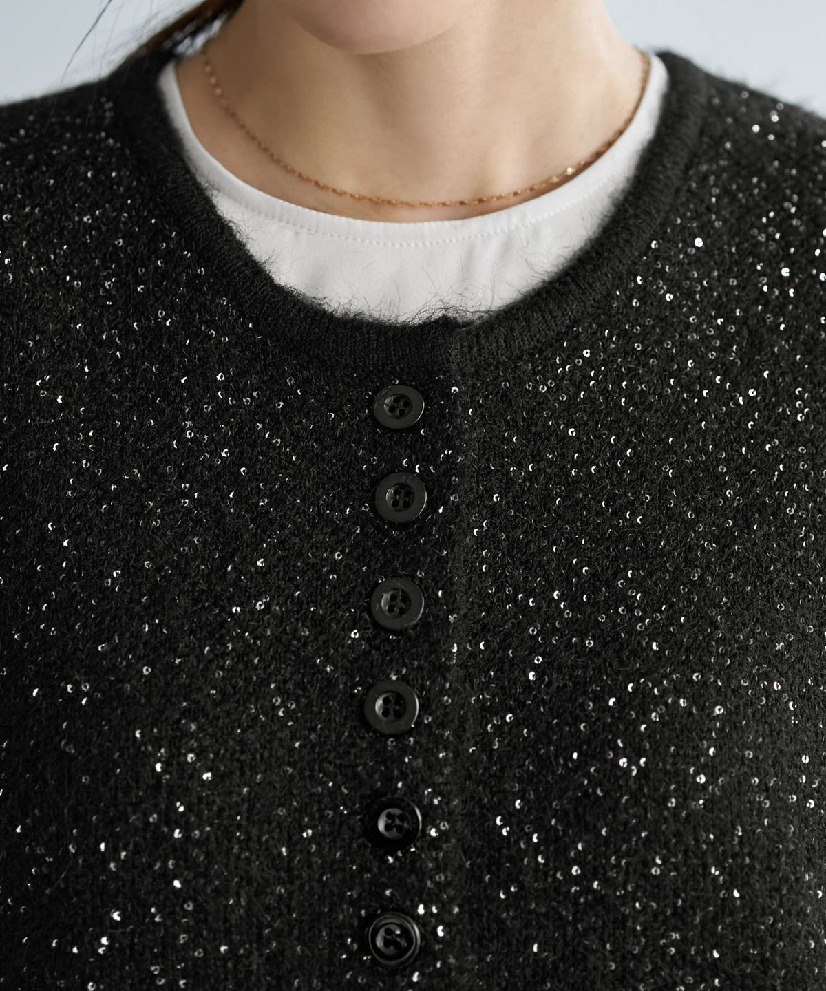 着用イメージ 166cm ブラック