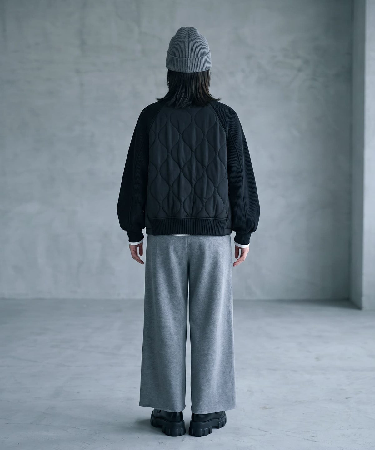 着用イメージ 170cm ブラック