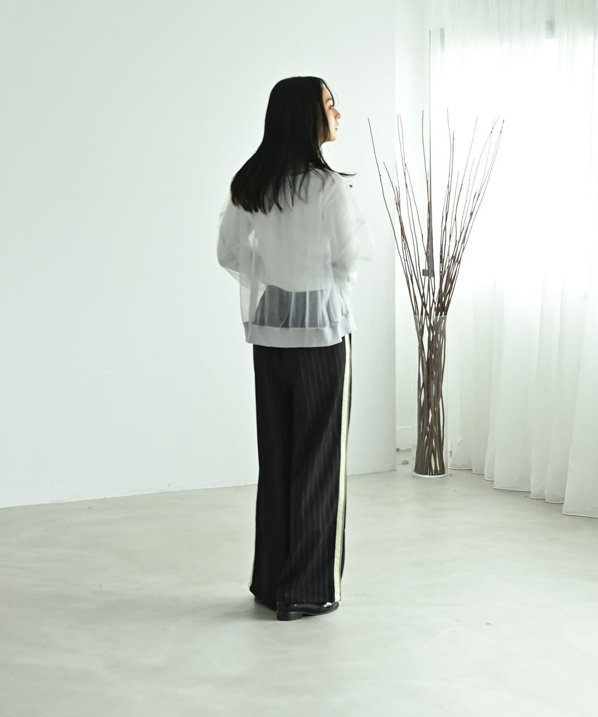 着用イメージ 167cm ブラック