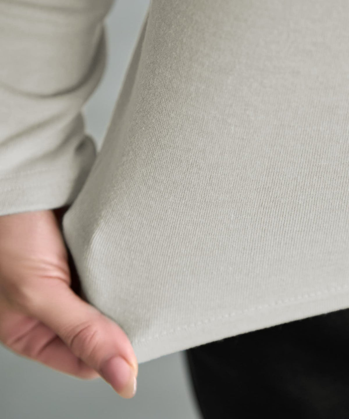 着用イメージ 166cm ベージュ