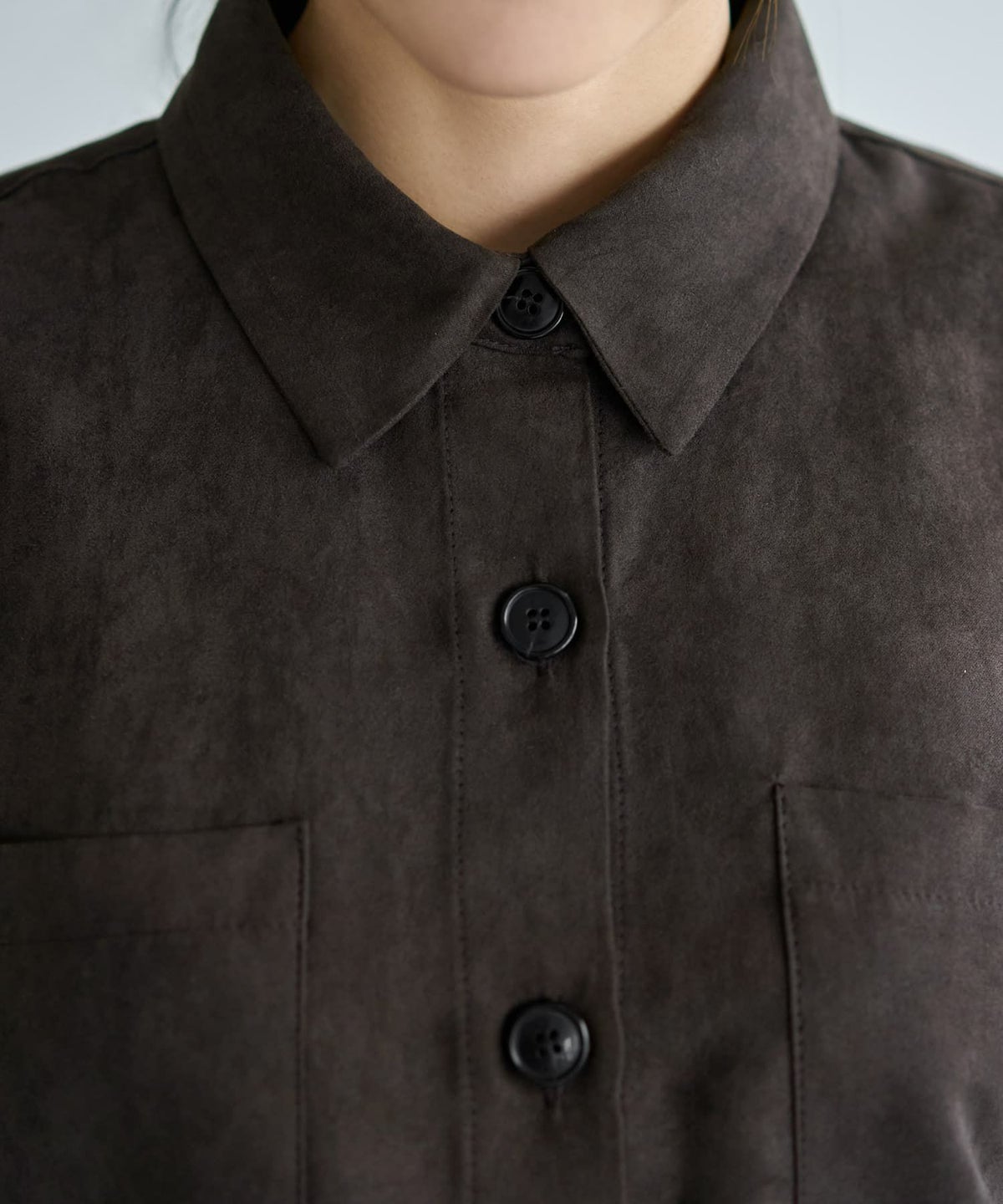 着用イメージ 166cm セピア