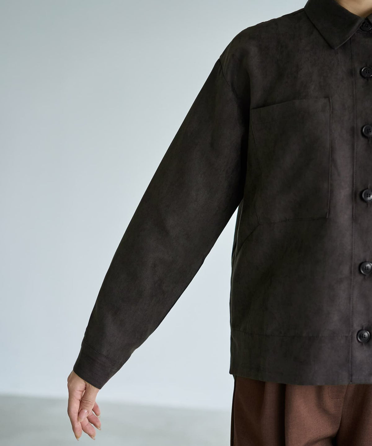 着用イメージ 166cm セピア