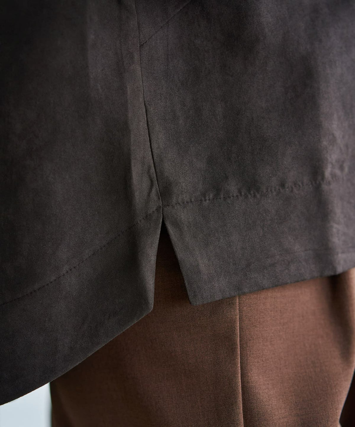 着用イメージ 166cm セピア