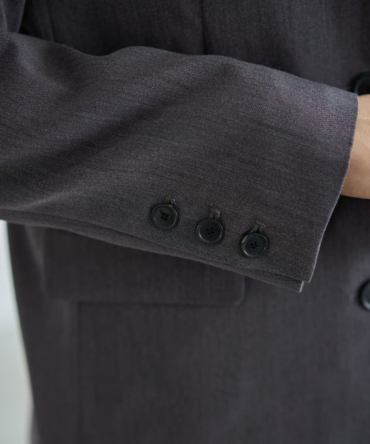 着用イメージ 166cm グレー