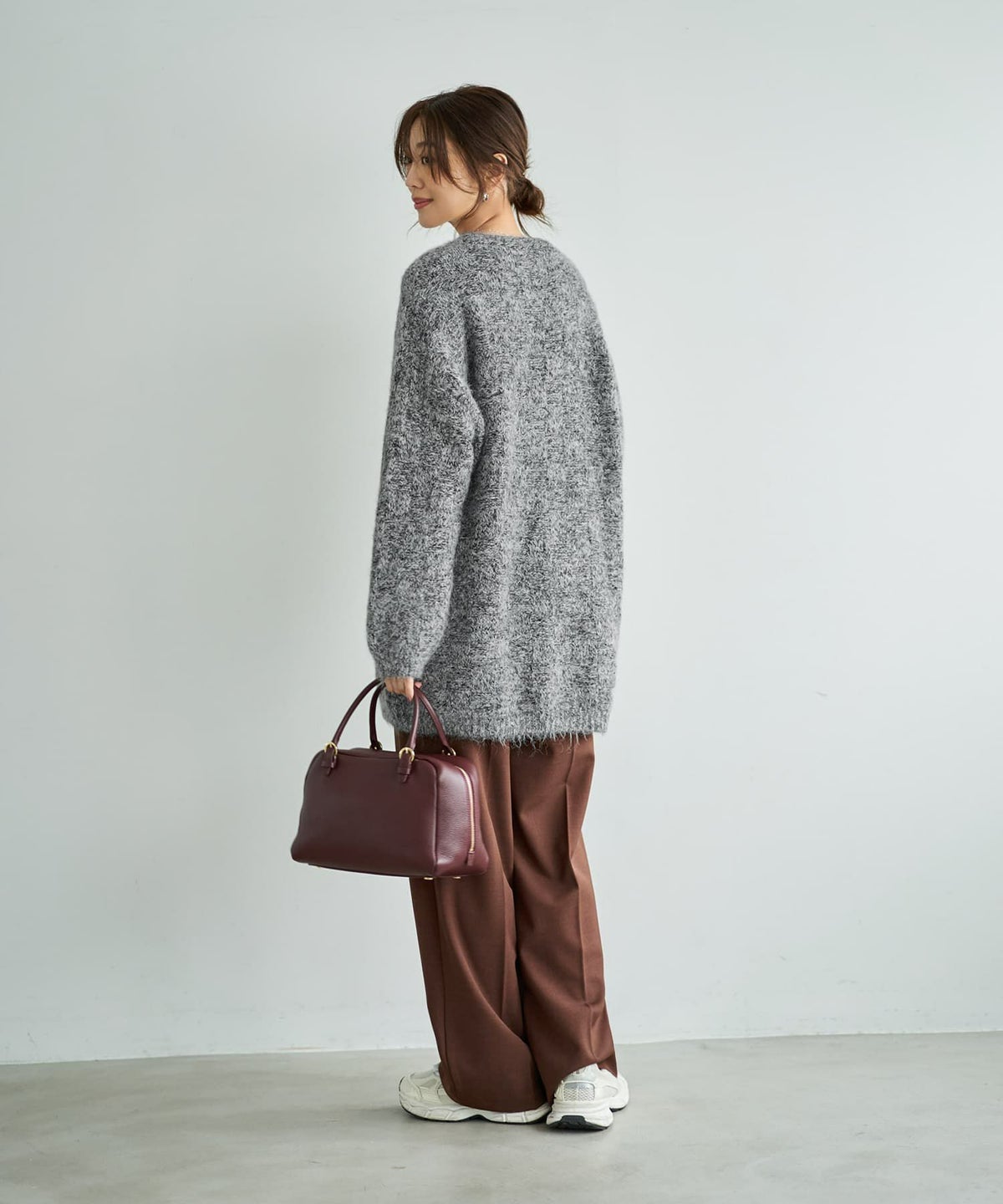 着用イメージ 166cm グレーミックス