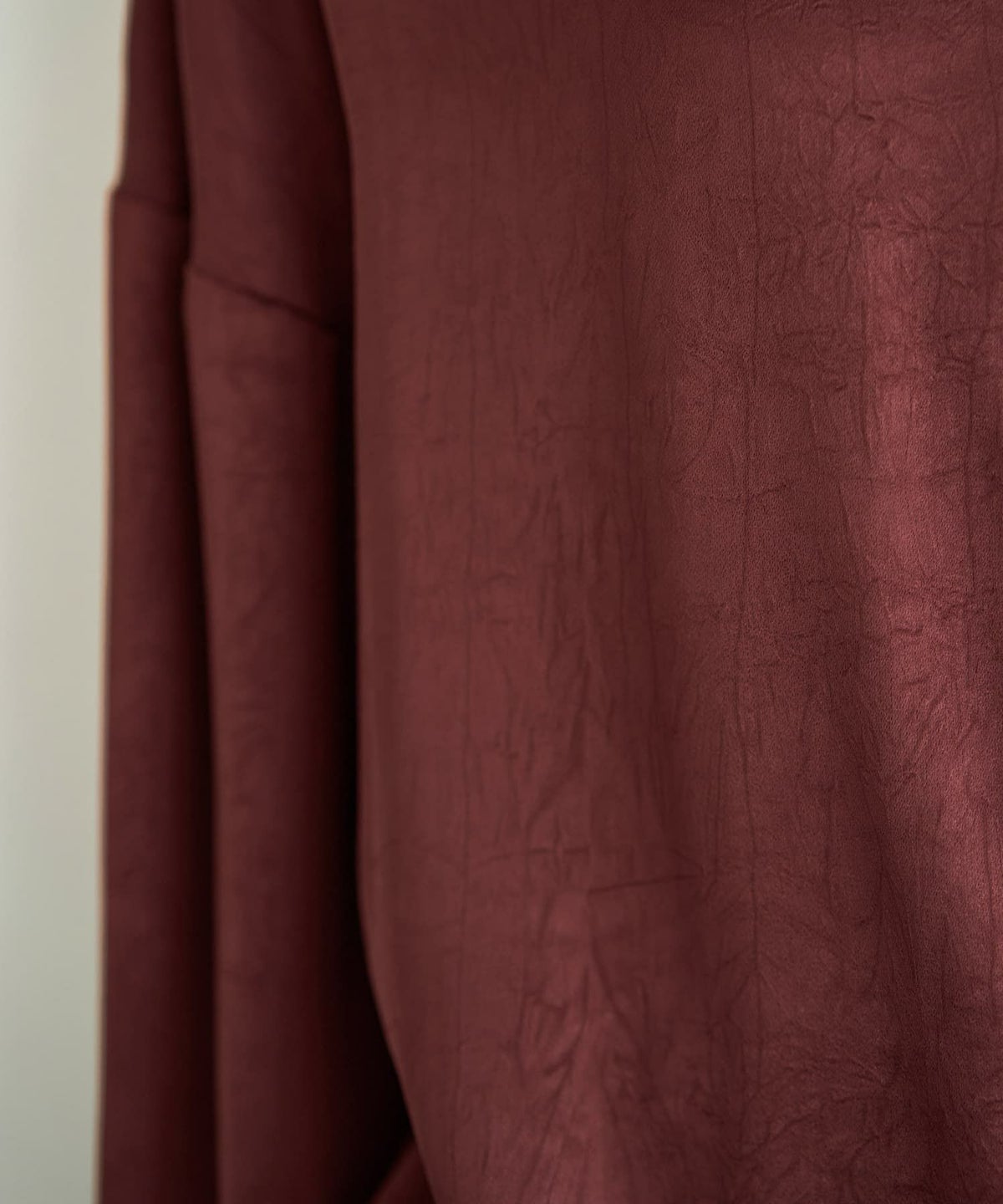 着用イメージ 167cm バーガンディ