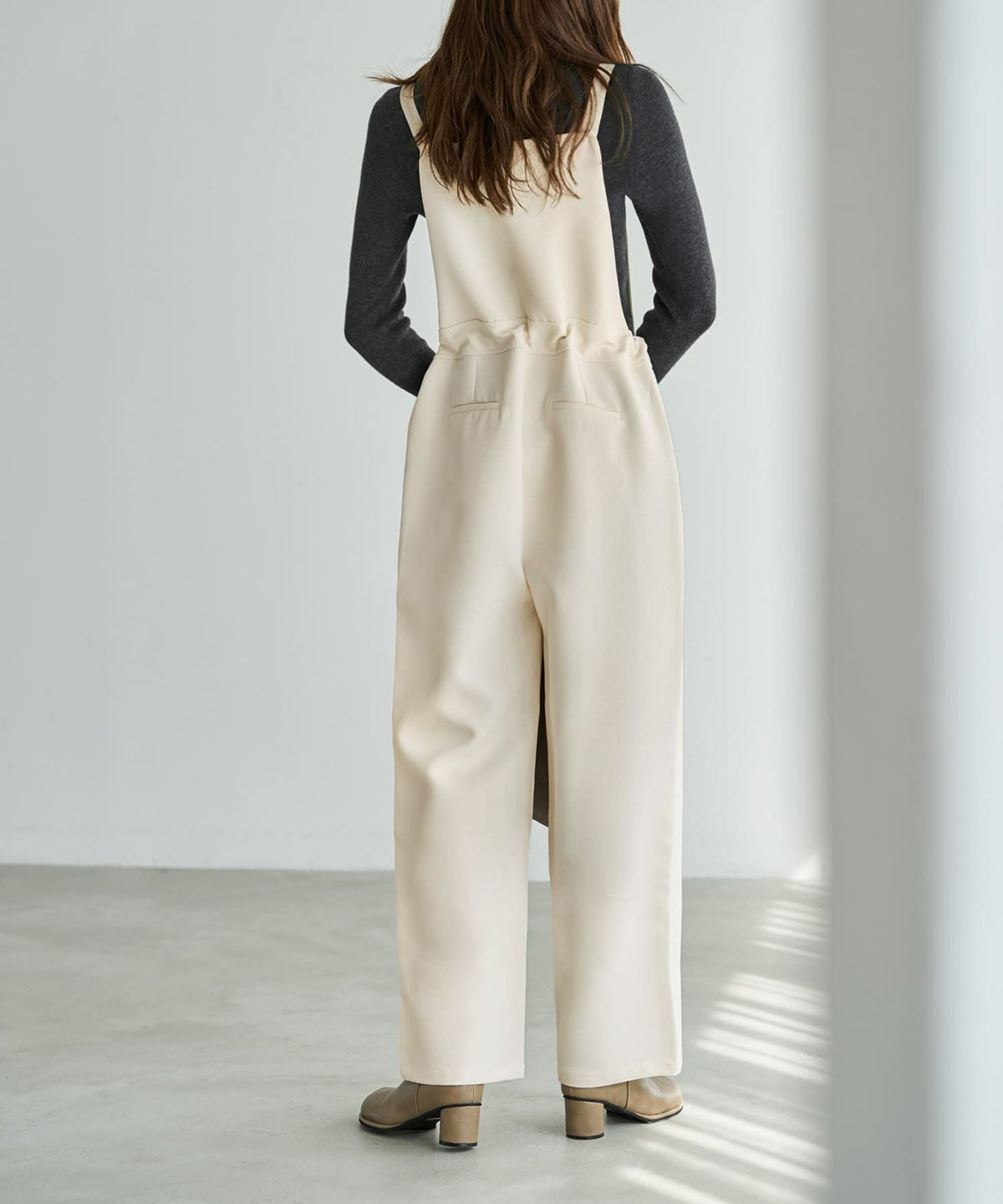 着用イメージ 167cm エクリュ