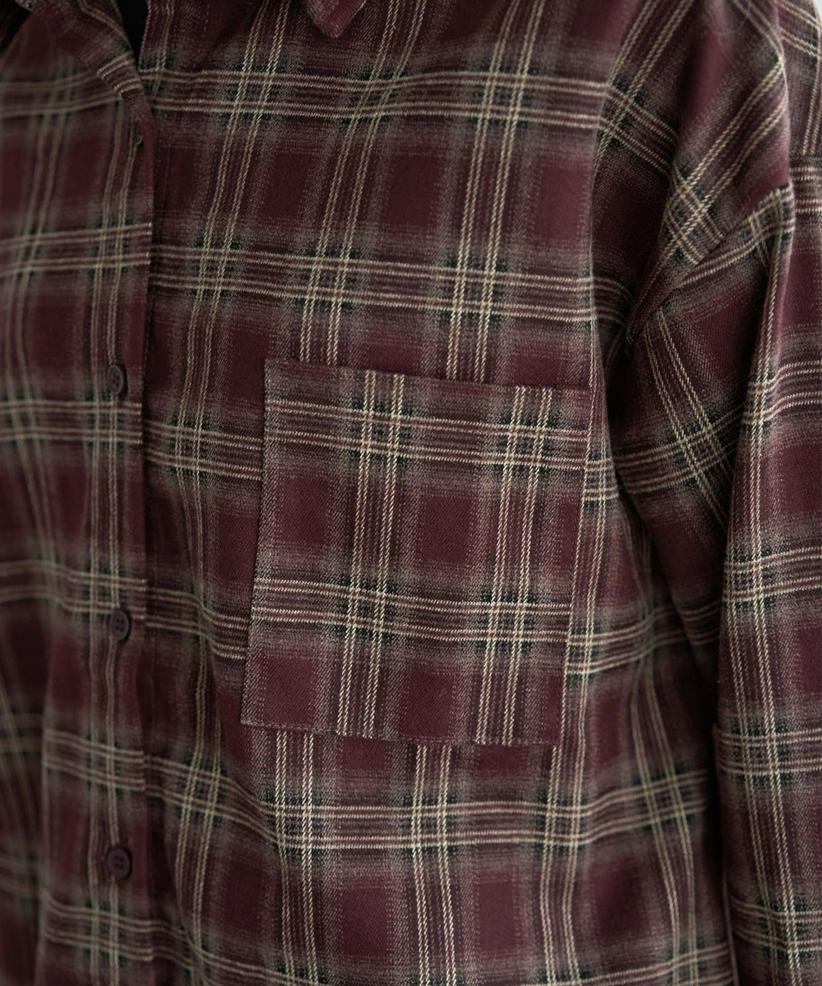 着用イメージ 167cm ワイン