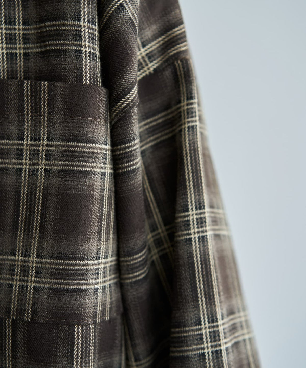 着用イメージ 167cm ブラウン