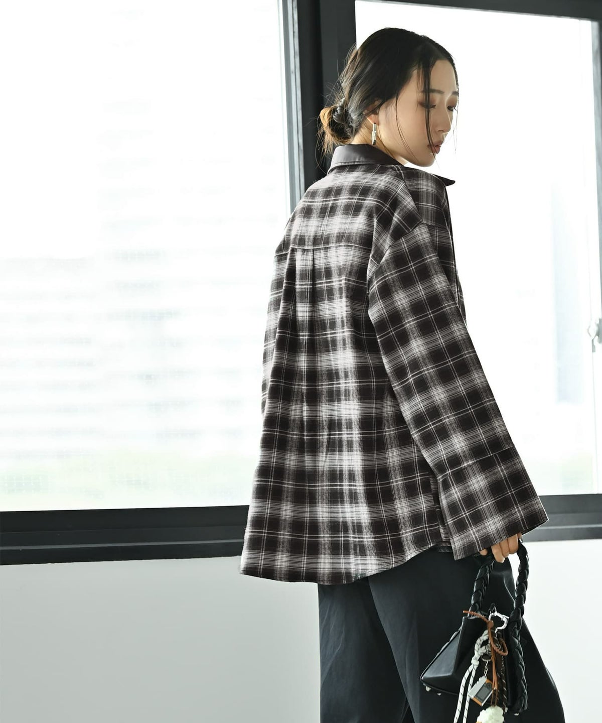 着用イメージ 170cm ブラック