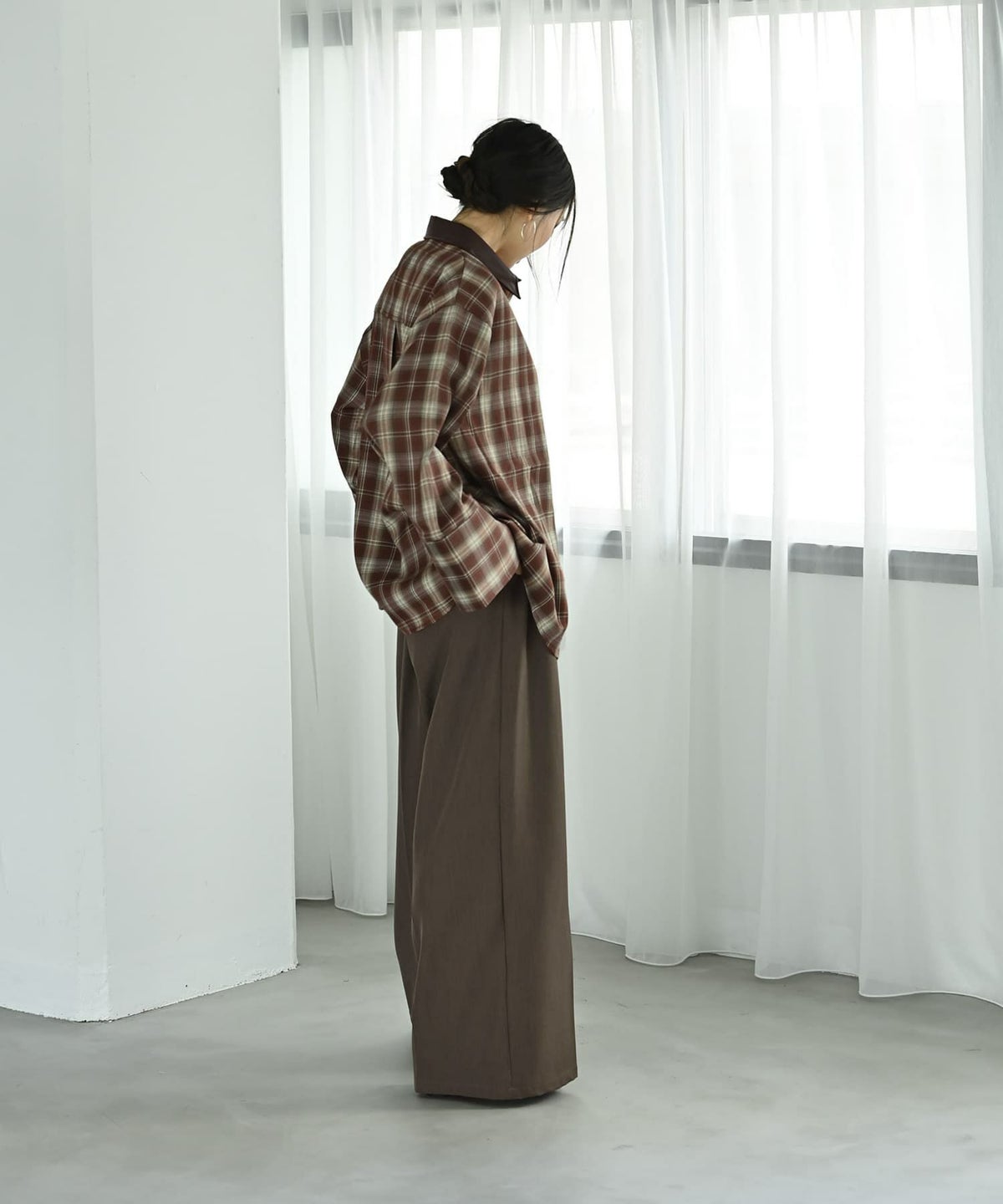 着用イメージ 170cm レッド