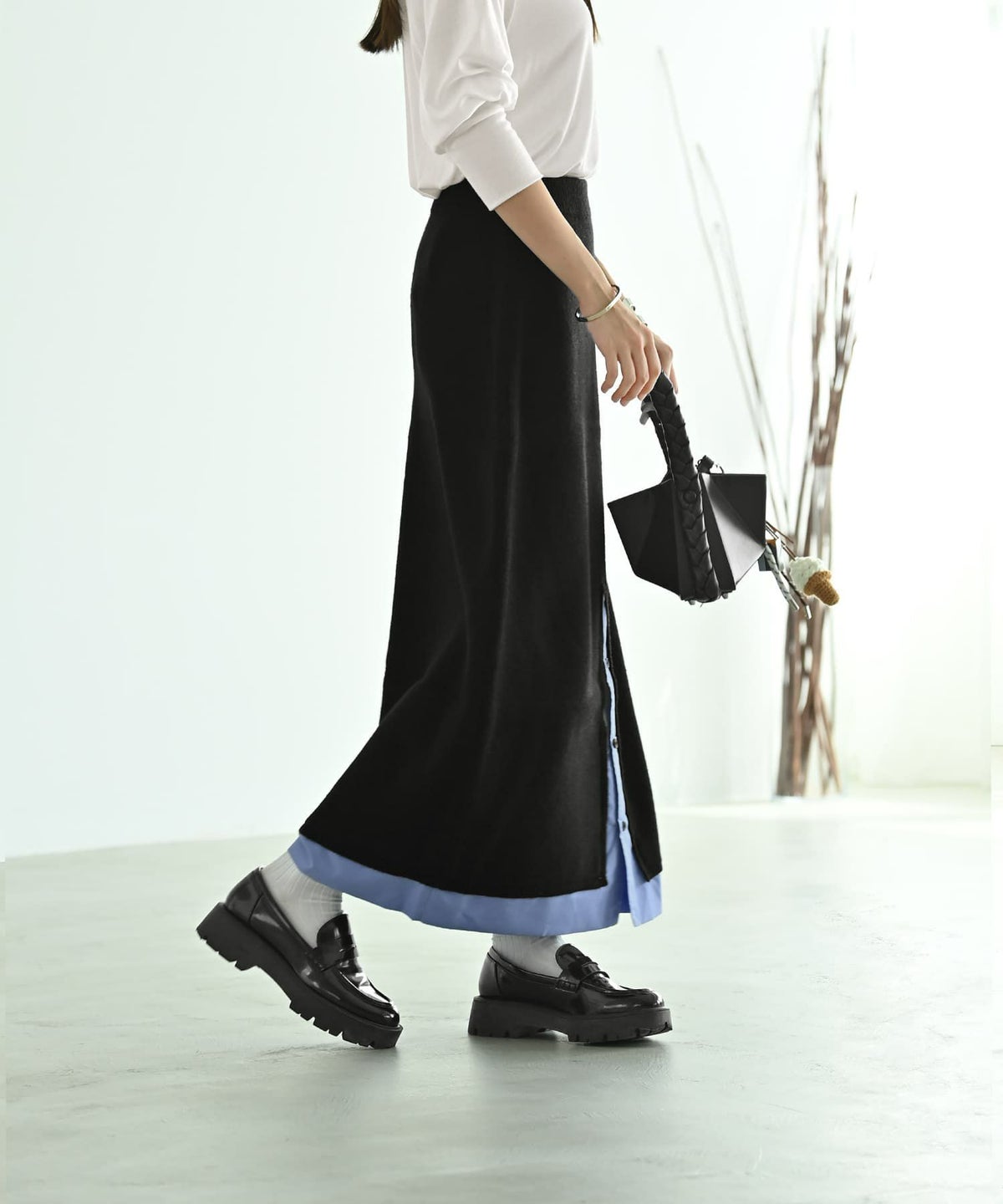 着用イメージ 170cm ブラック