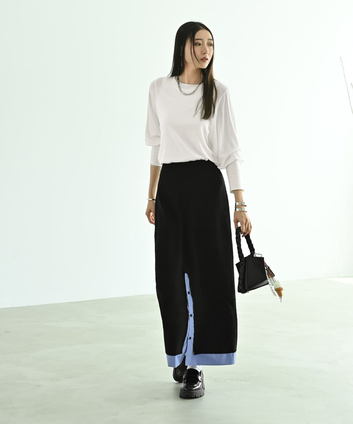 着用イメージ 170cm ブラック