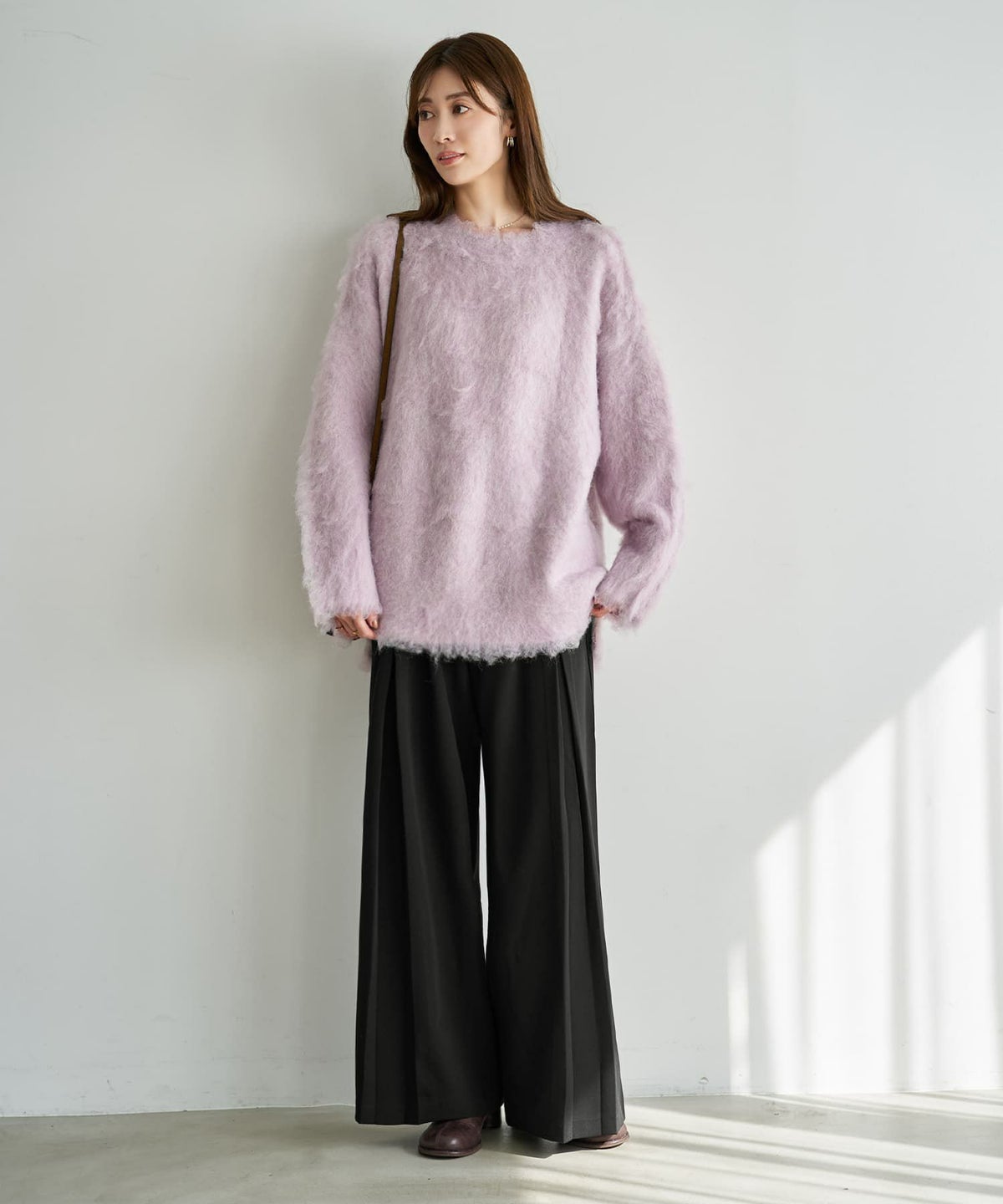 着用イメージ 166cm ピンク