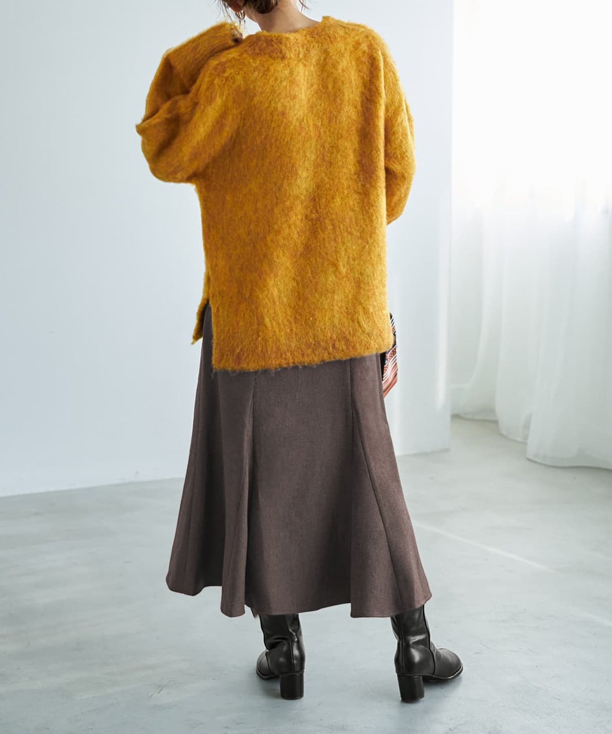 着用イメージ 166cm ピンク