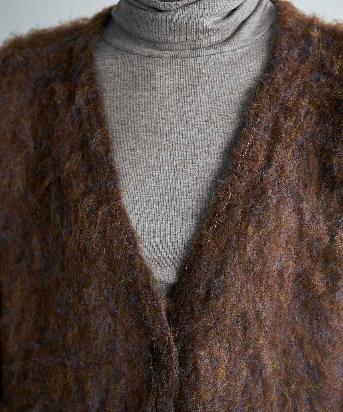 着用イメージ 167cm ブラウン