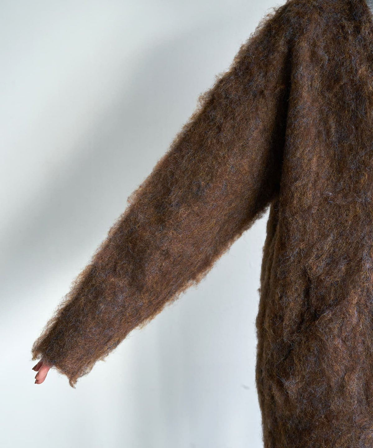 着用イメージ 167cm ブラウン