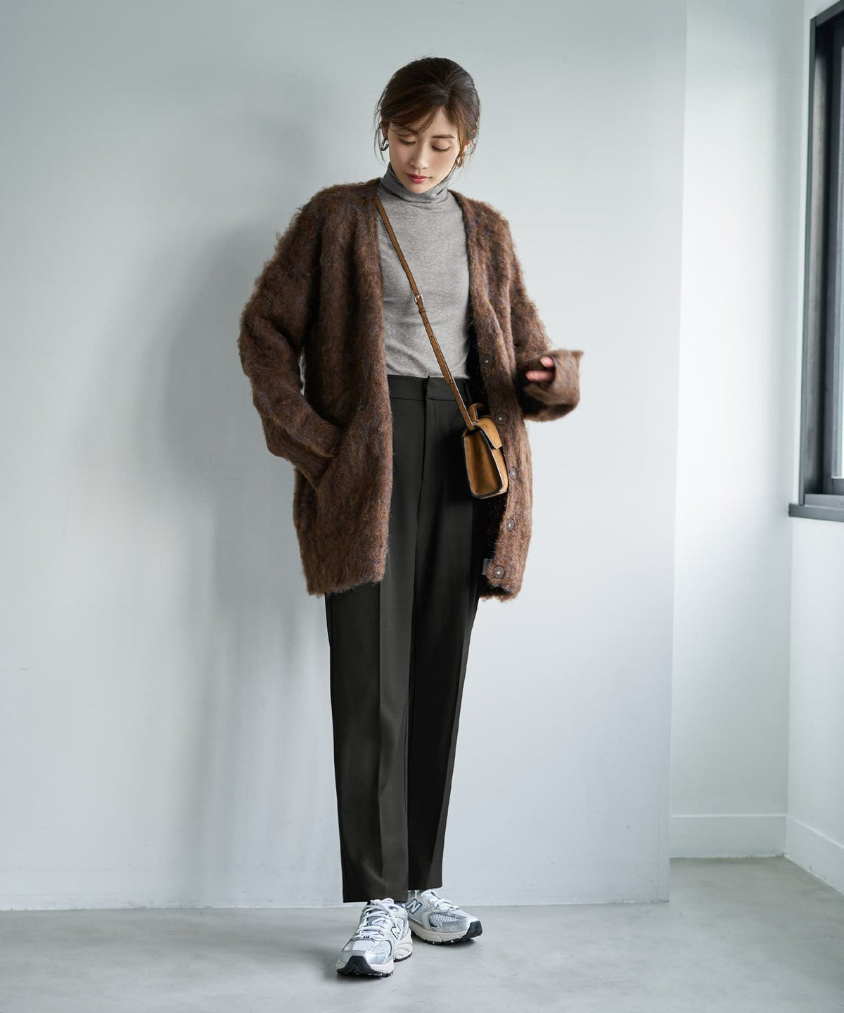 着用イメージ 167cm ブラック Sサイズ