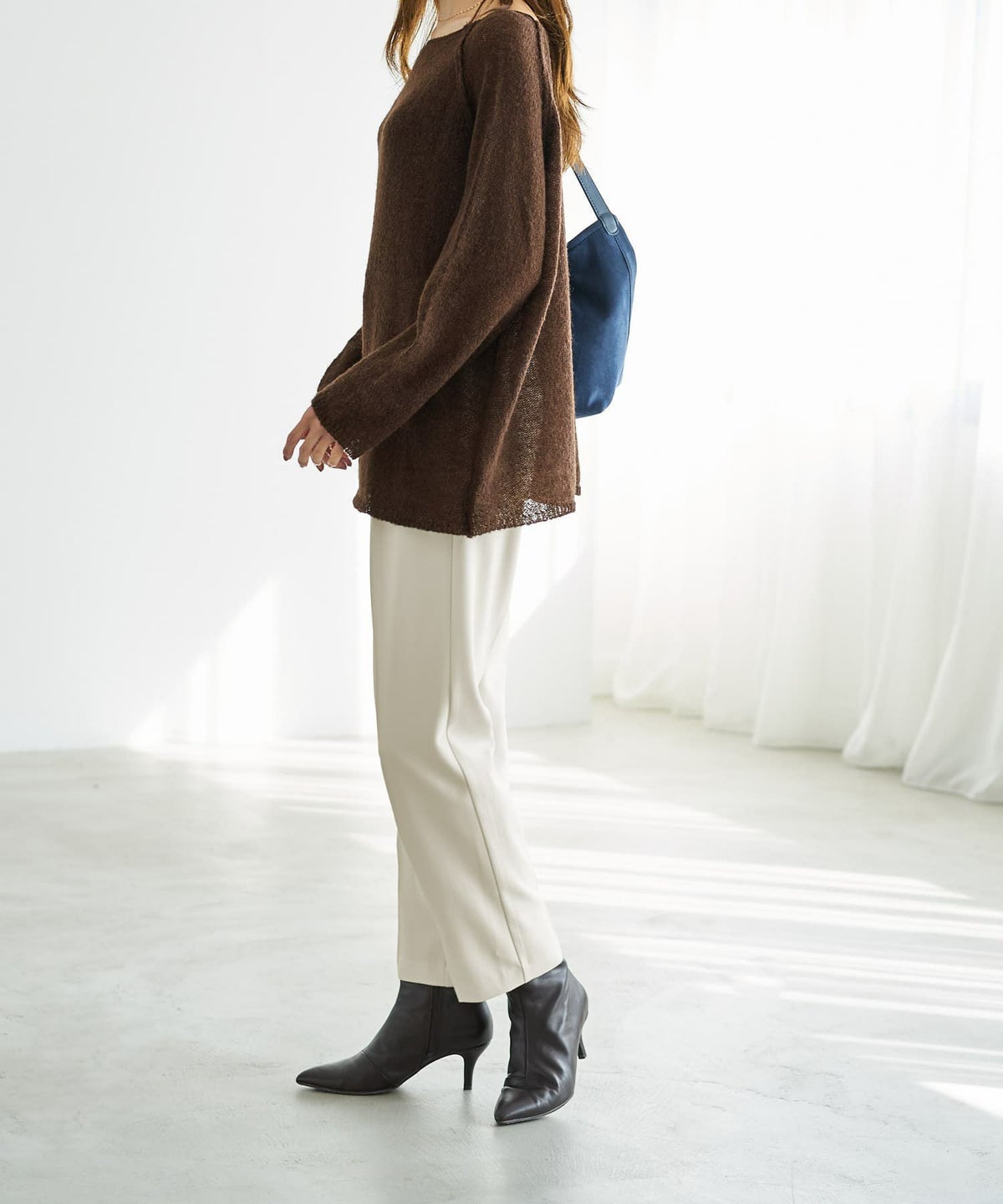 着用イメージ 167cm アイボリー Sサイズ