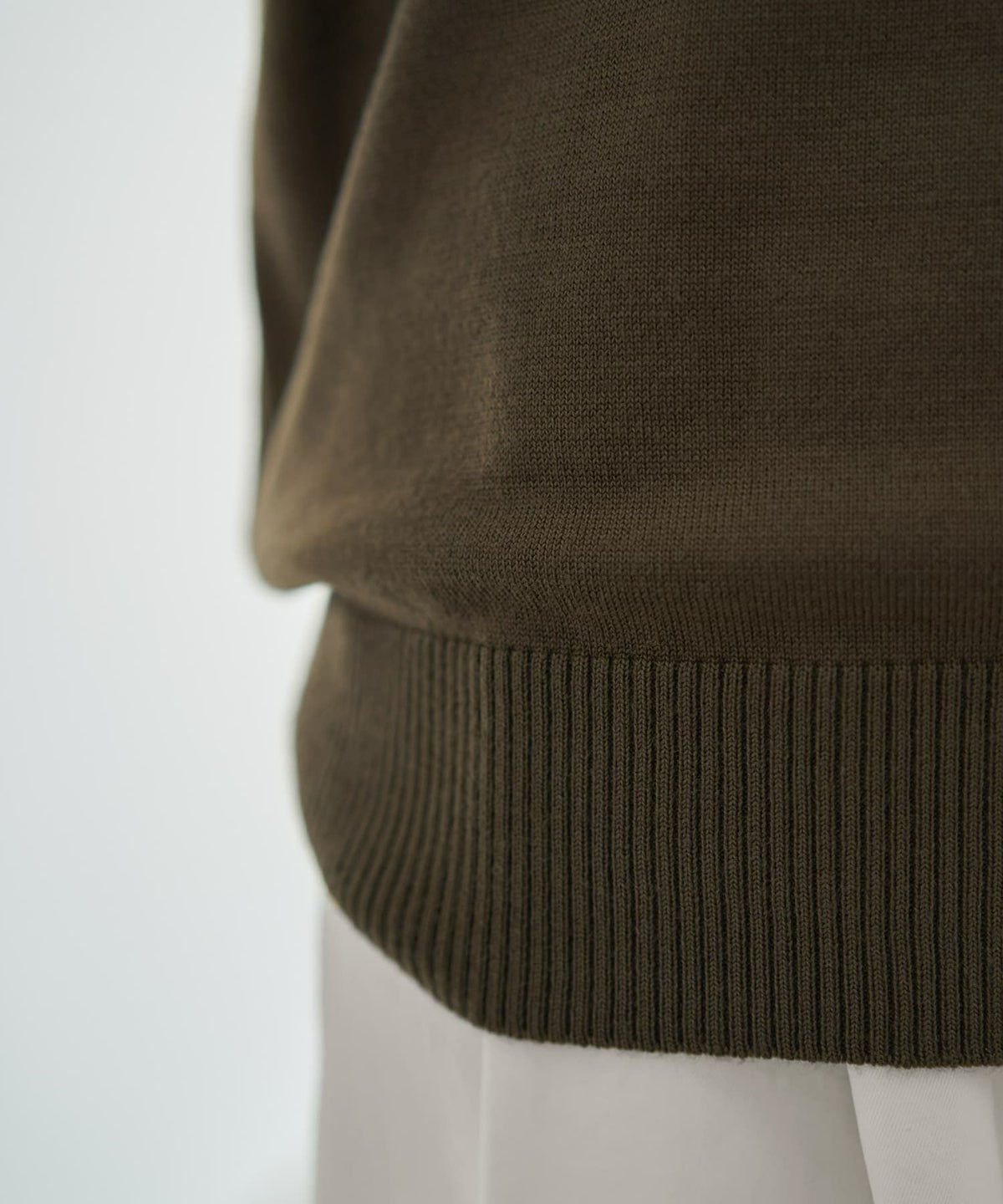 着用イメージ 166cm カーキ