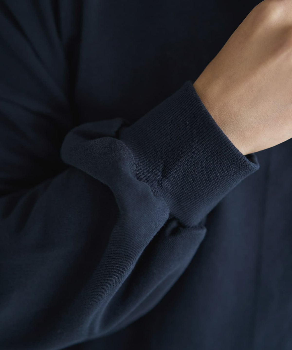 着用イメージ 166cm ネイビー