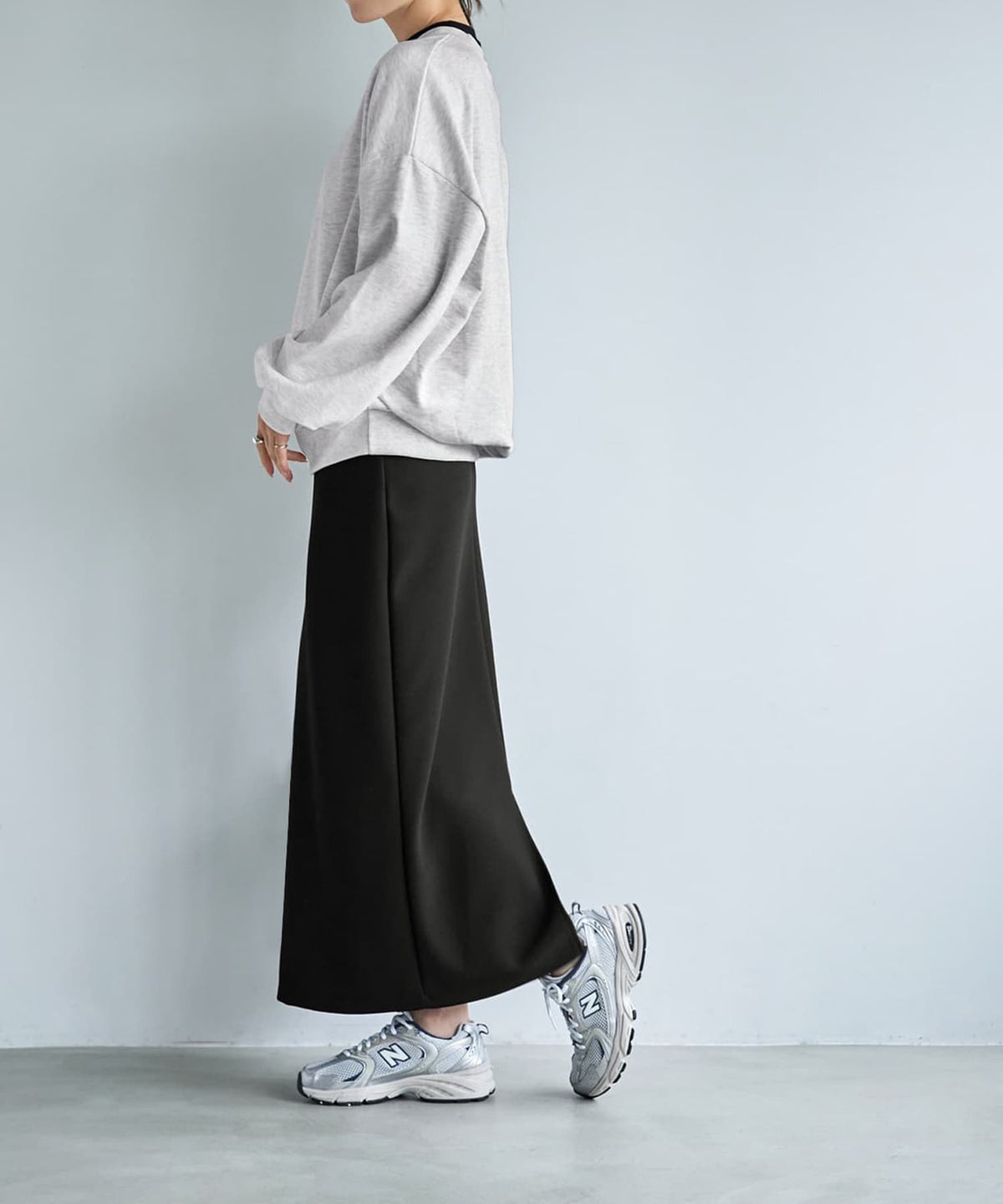 着用イメージ 166cm マーブル