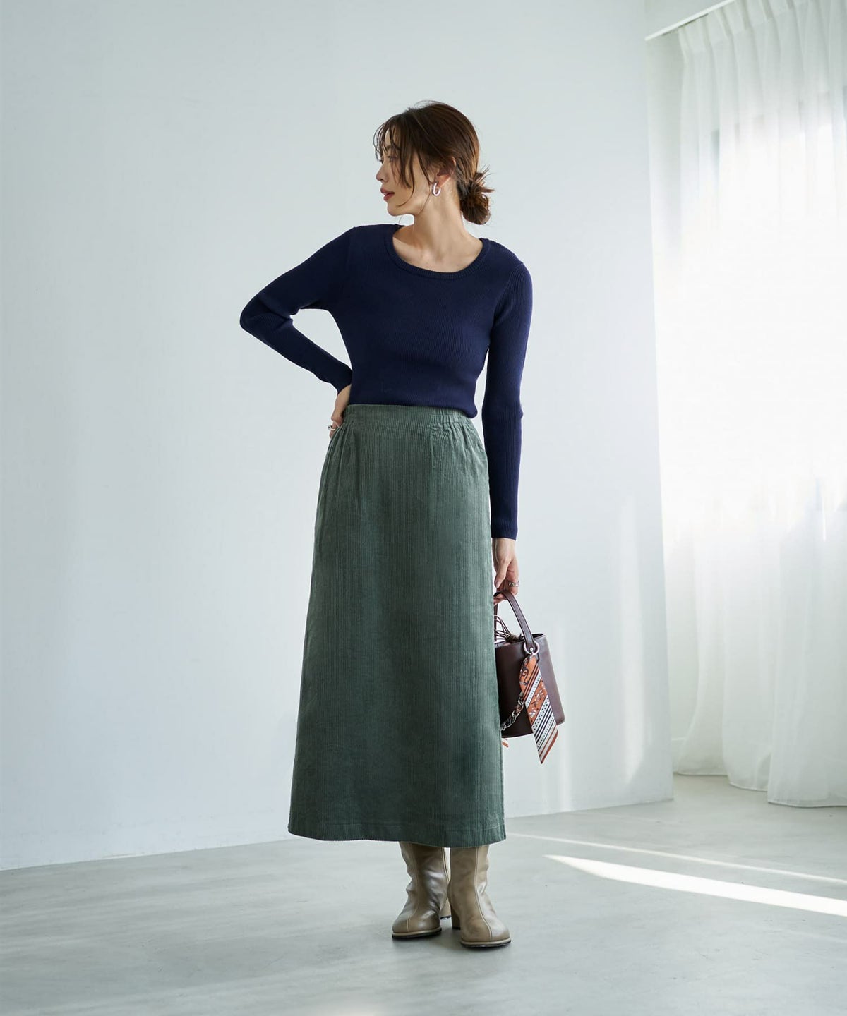 着用イメージ 166cm ジェイド