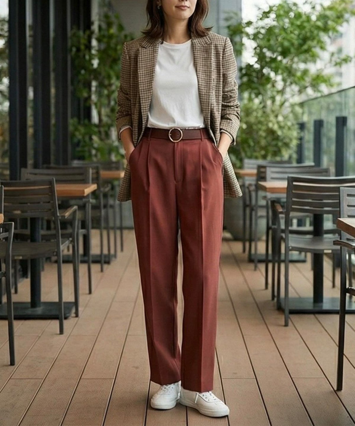 ダークブラウン×ゴールド 