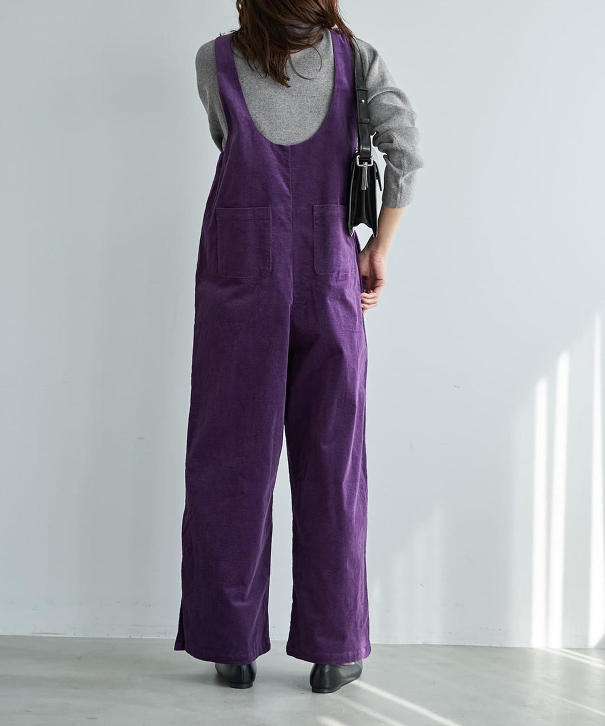 着用イメージ 166cm パープル 02