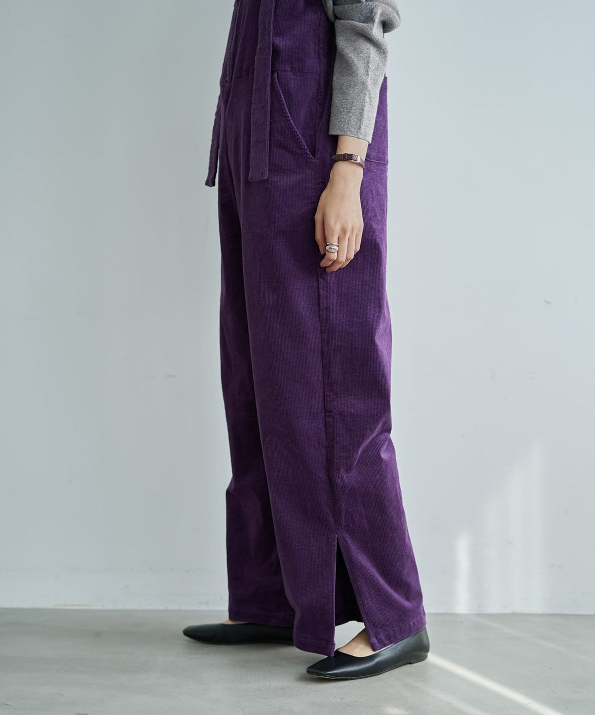 着用イメージ 166cm パープル 02サイズ