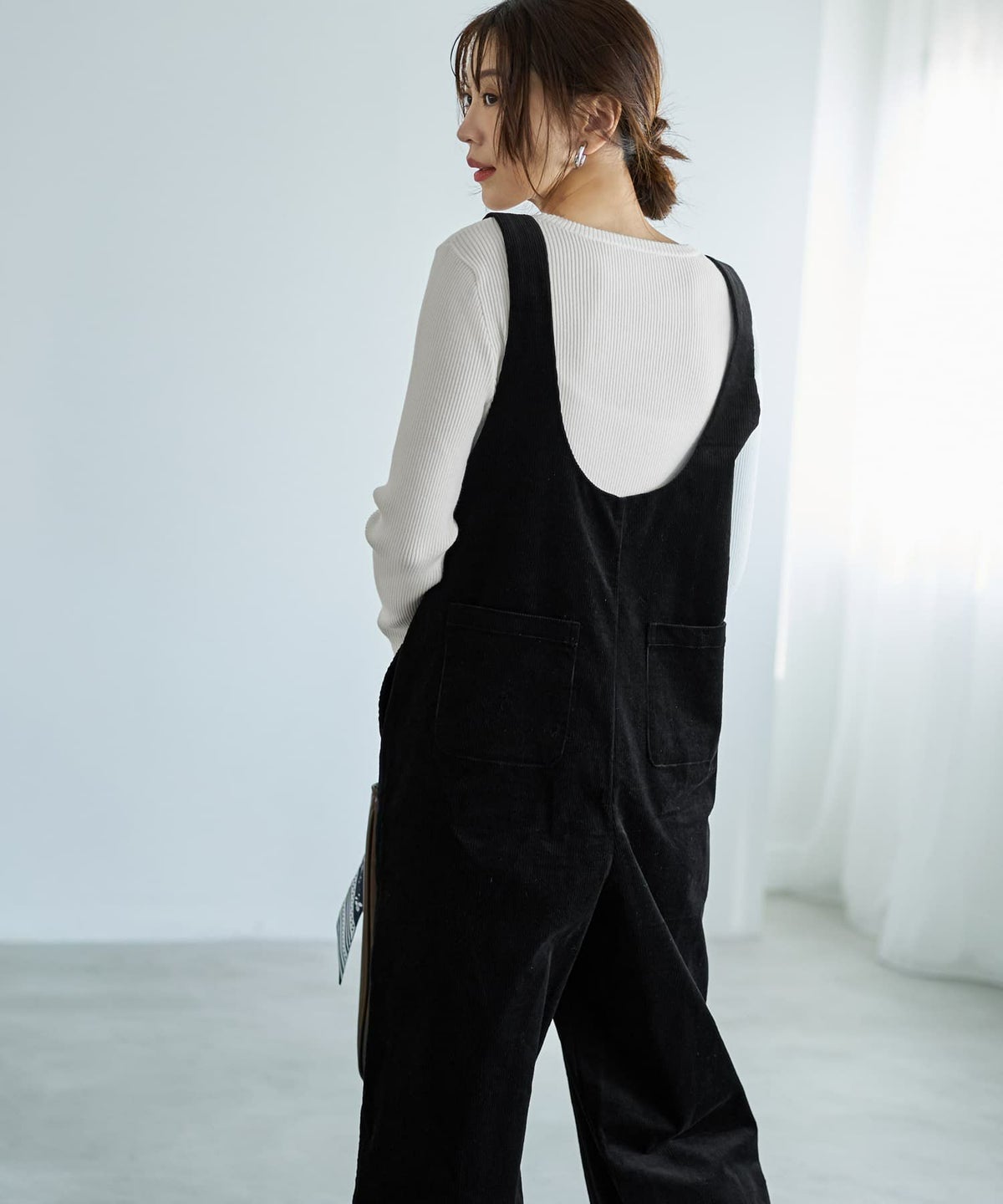 着用イメージ 166cm ブラック 02サイズ