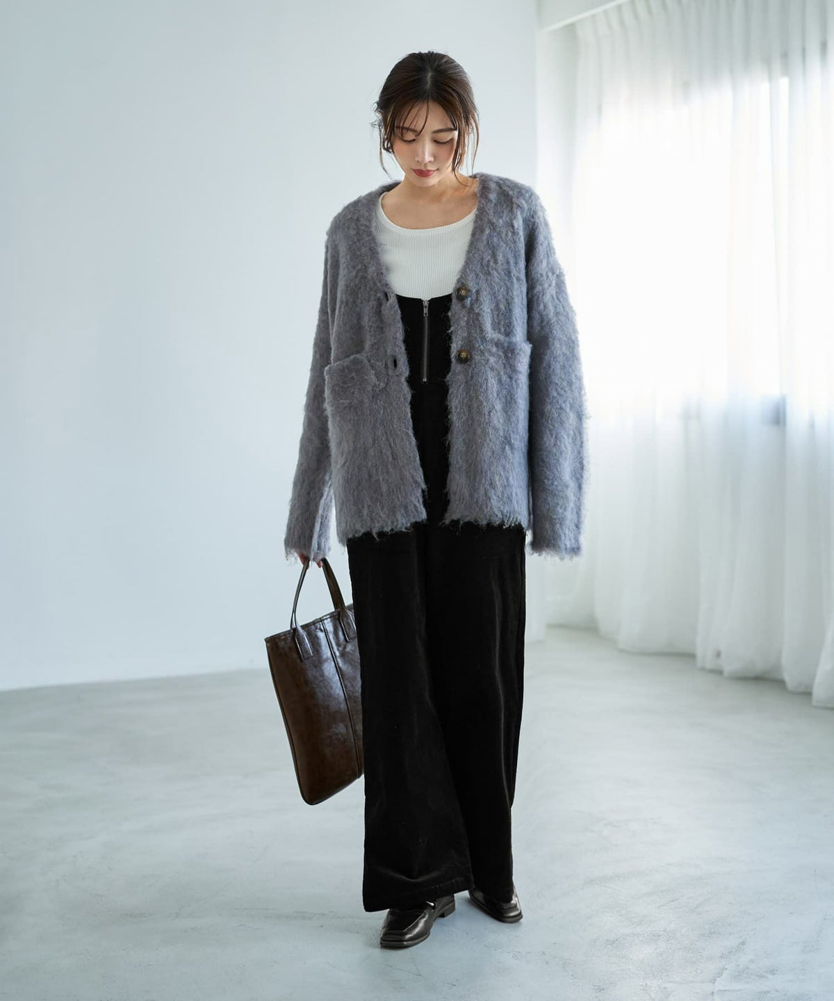 着用イメージ 166cm ブラック 02サイズ