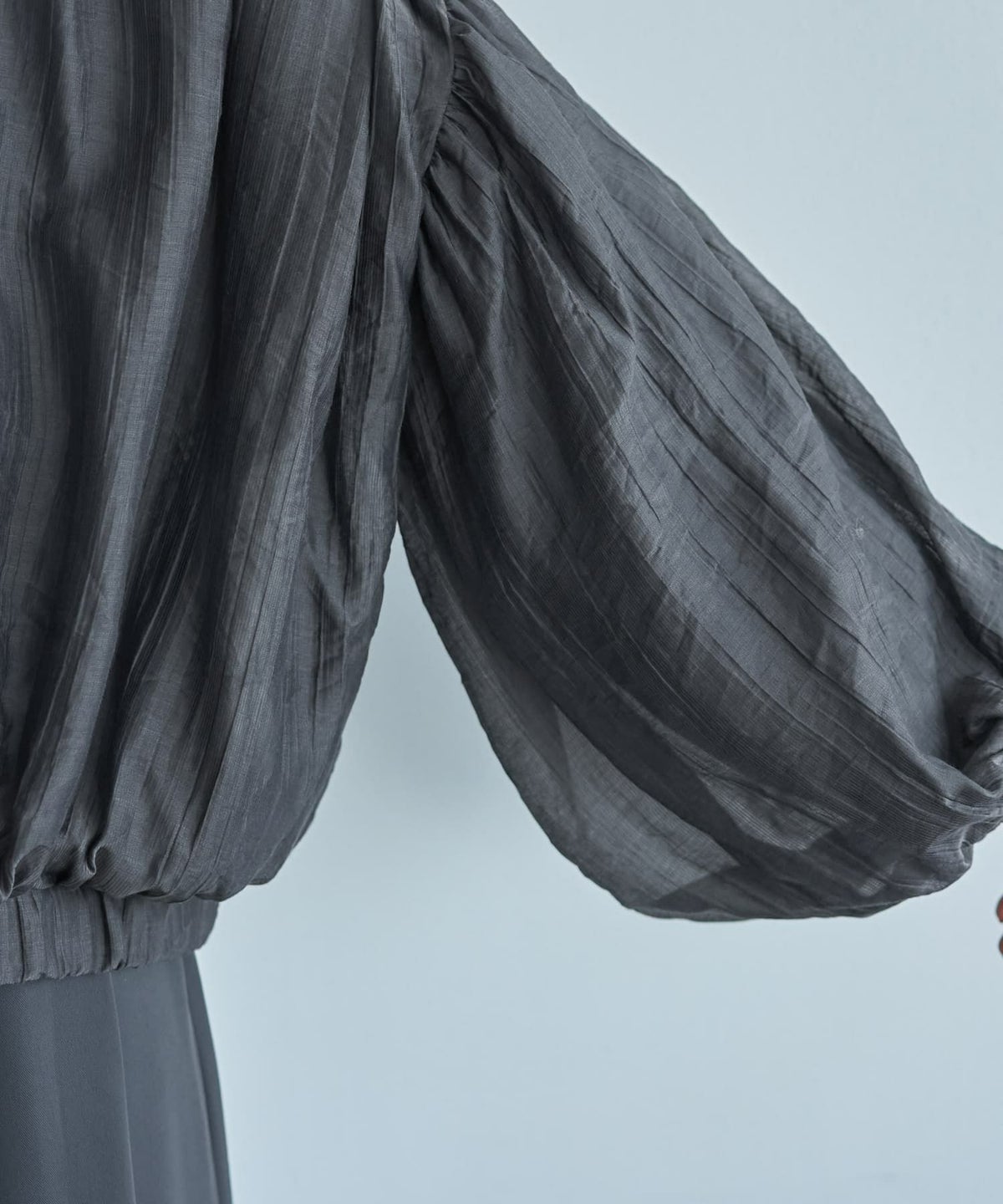 着用イメージ 166cm ダークグレー