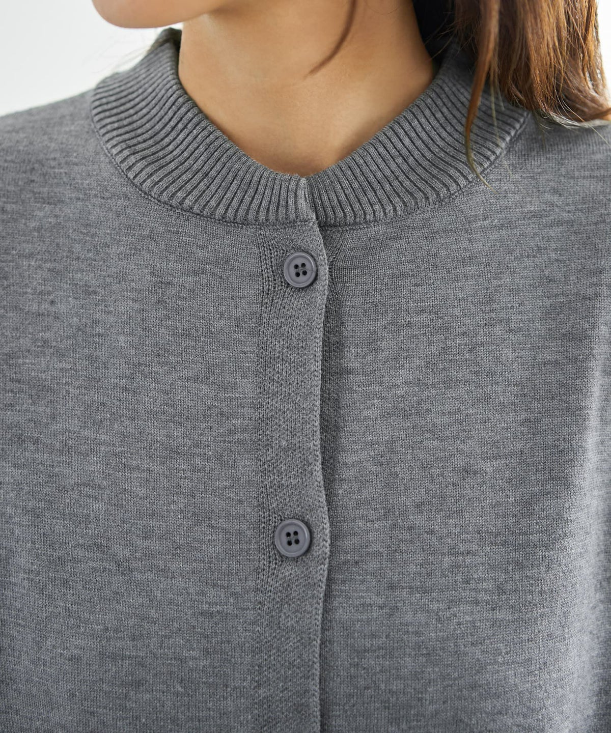 着用イメージ 166cm グレー