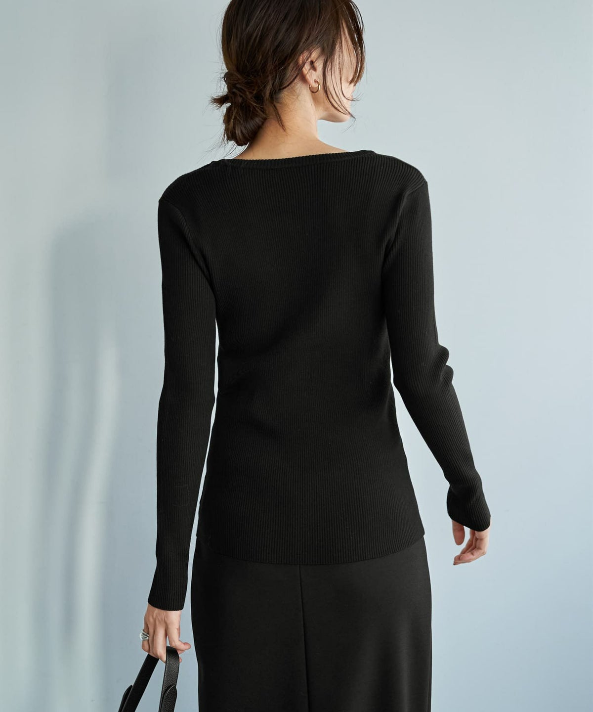 着用イメージ 166cm ブラック