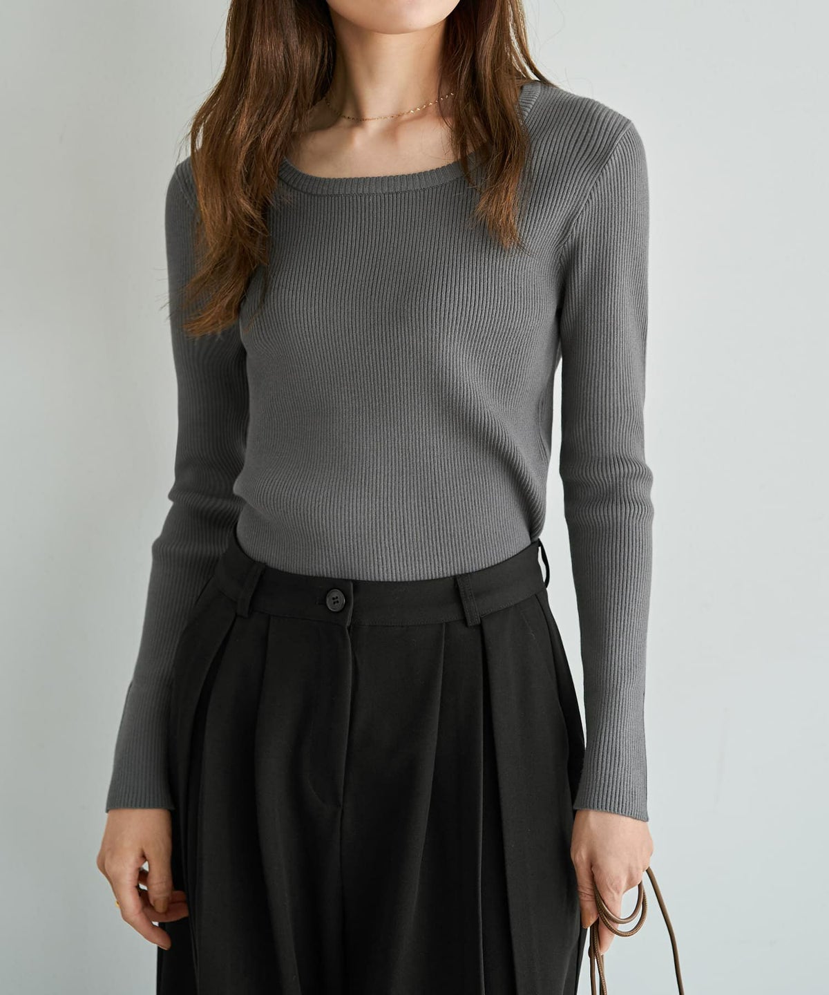 着用イメージ 167cm ネイビー