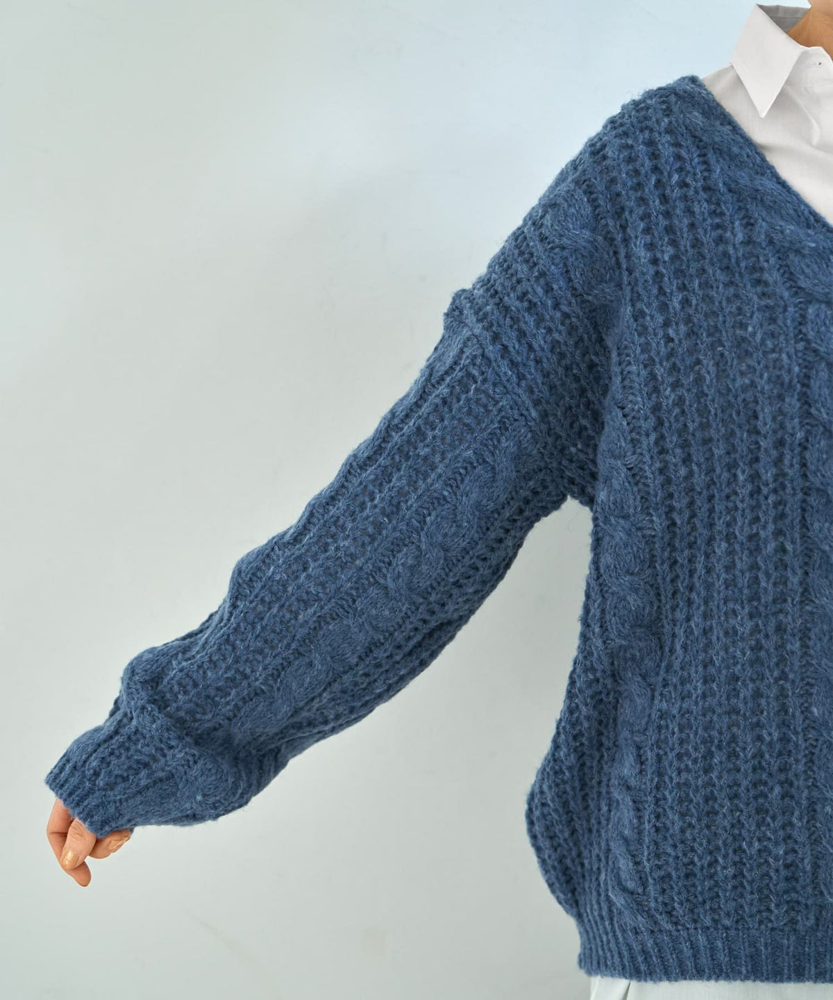 着用イメージ 167cm ブルー