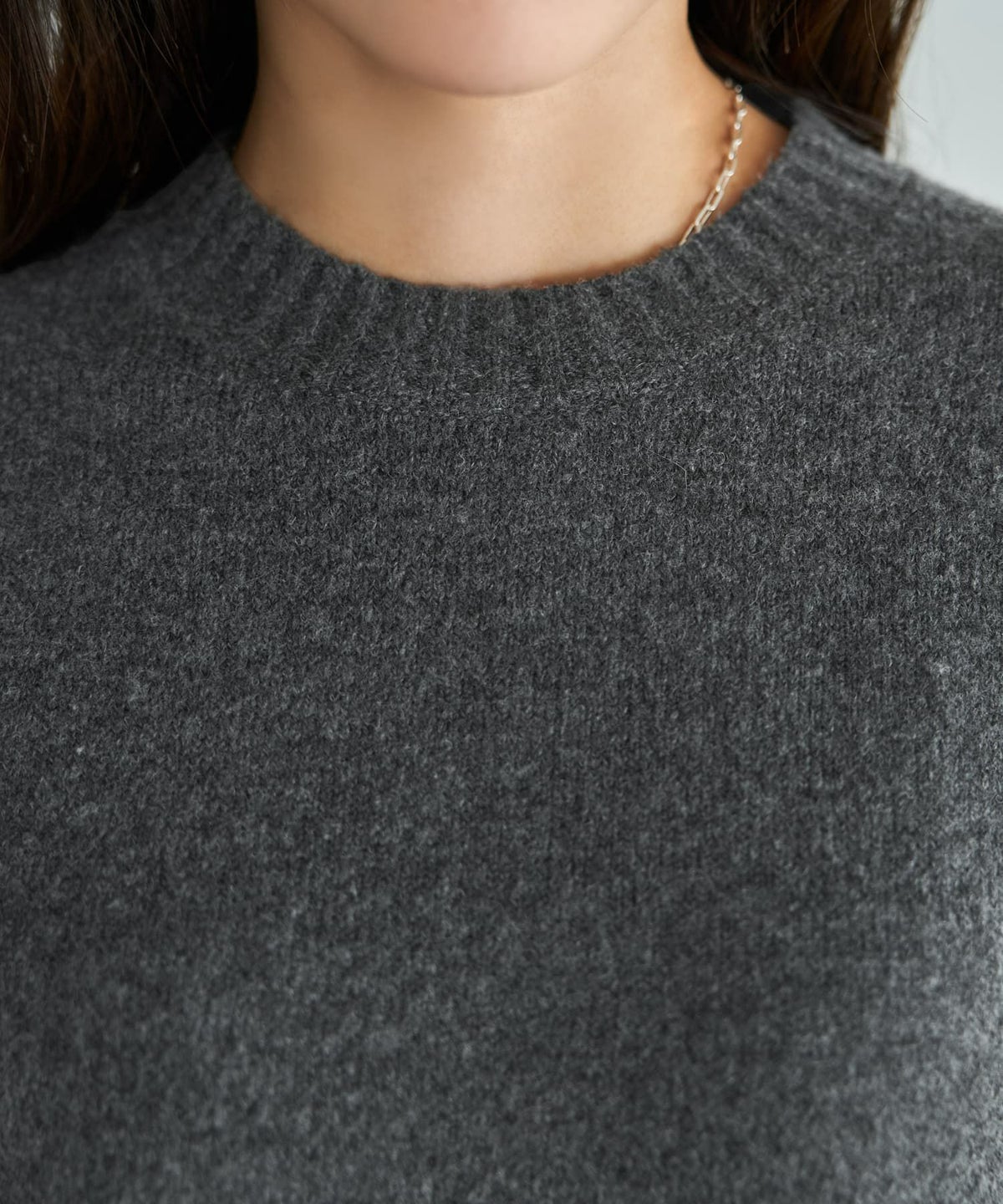 着用イメージ 166cm グレー