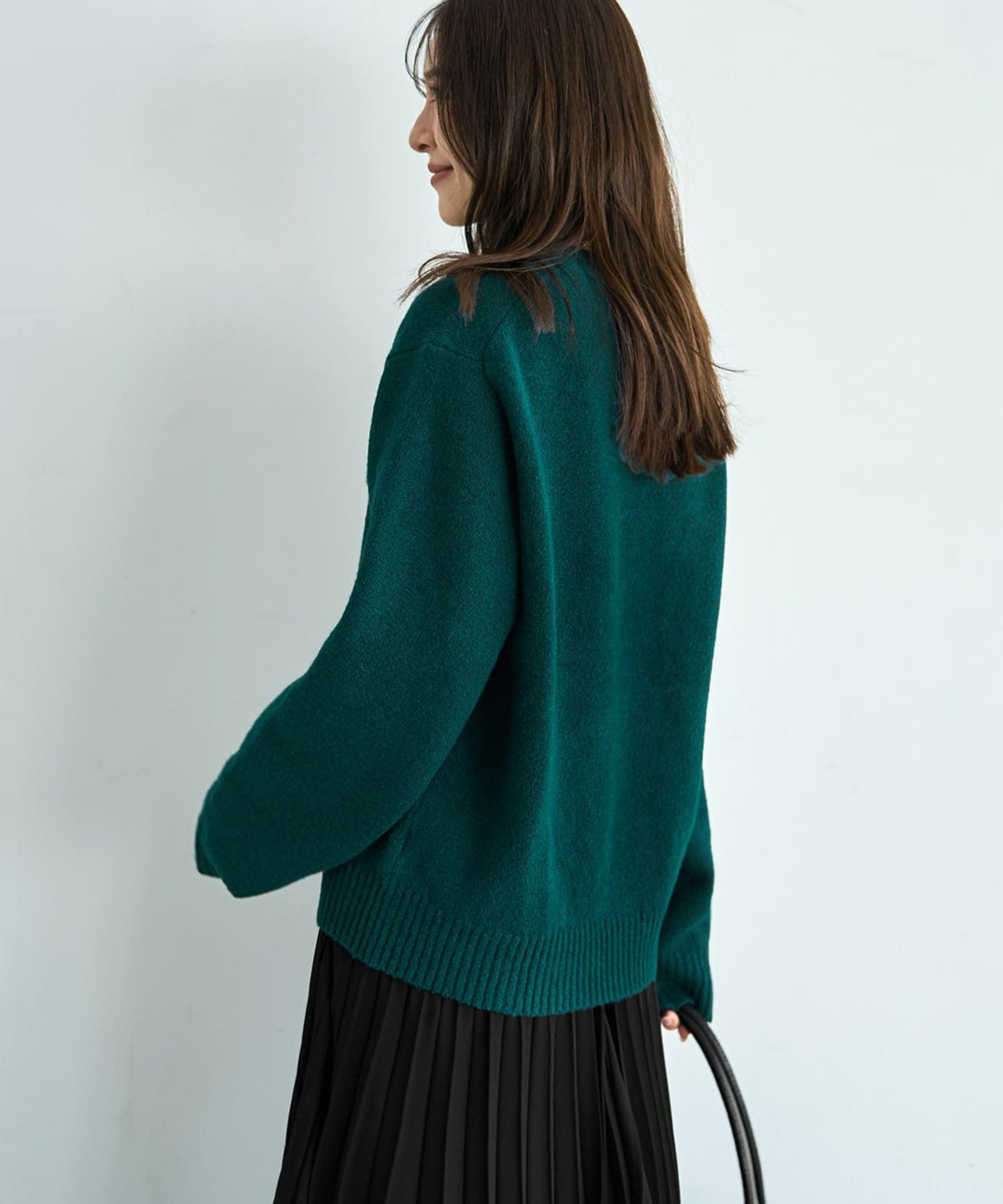 着用イメージ 166cm シアングリーン