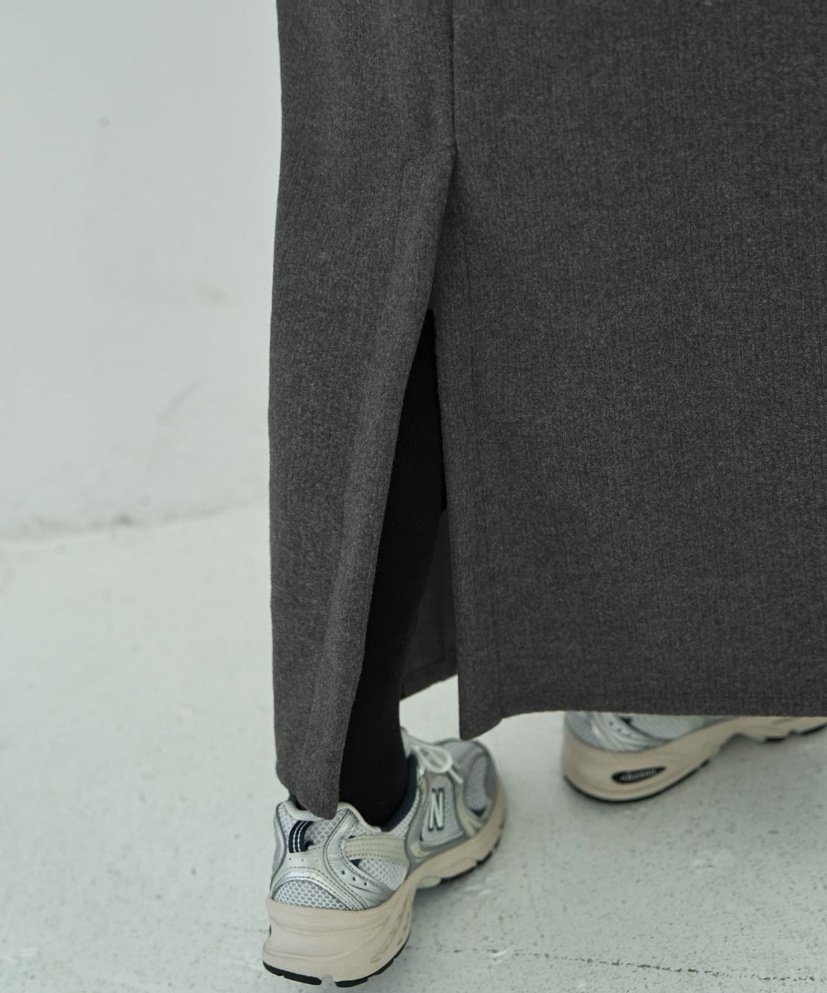 着用イメージ 167cm チャコール