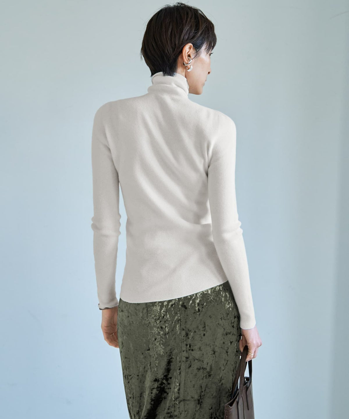 着用イメージ 167cm ホワイト