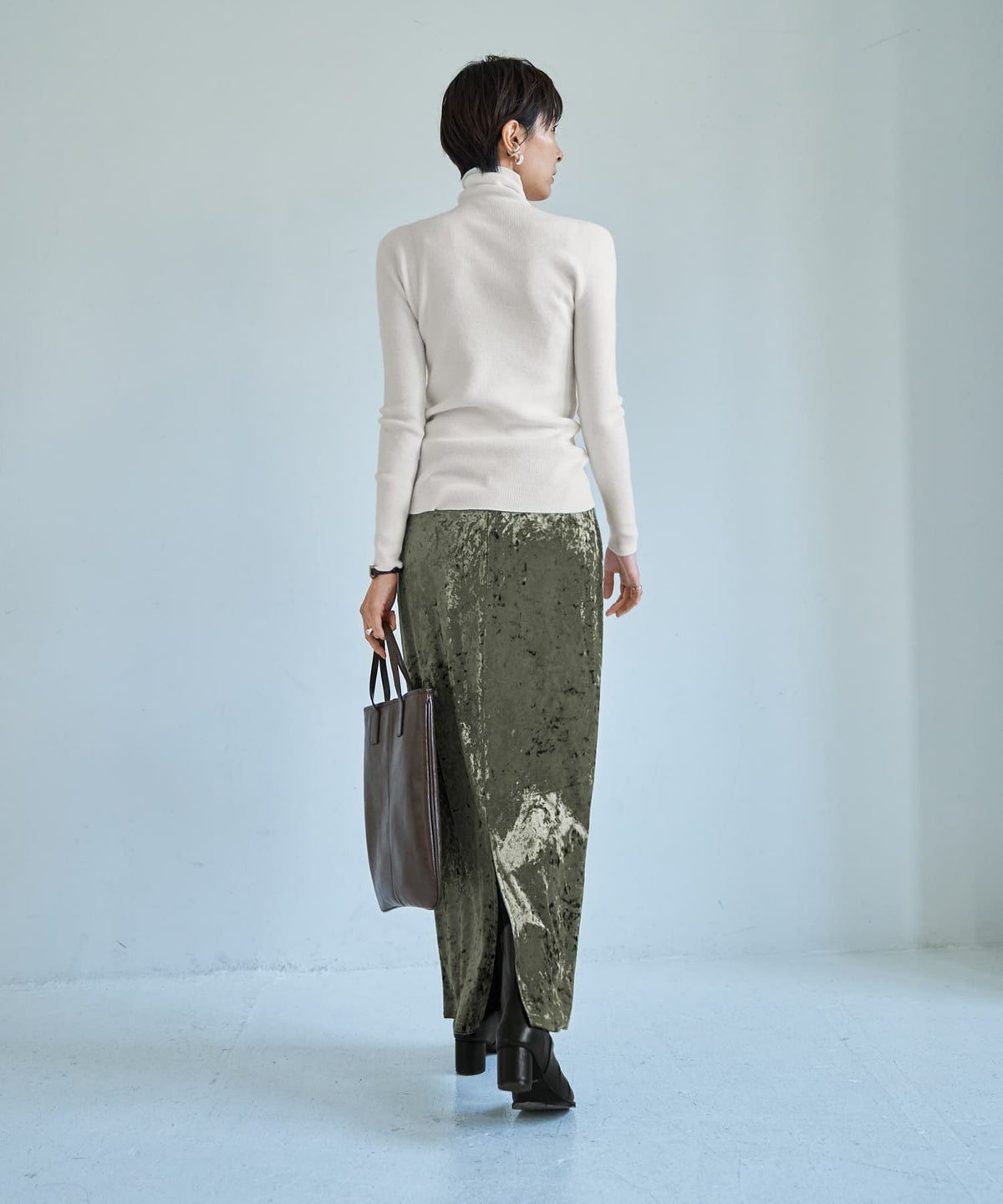 着用イメージ 167cm ホワイト