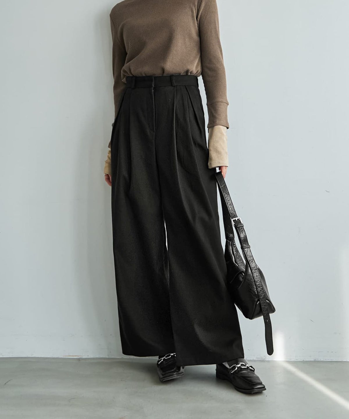 着用イメージ 166cm チャコール Sサイズ